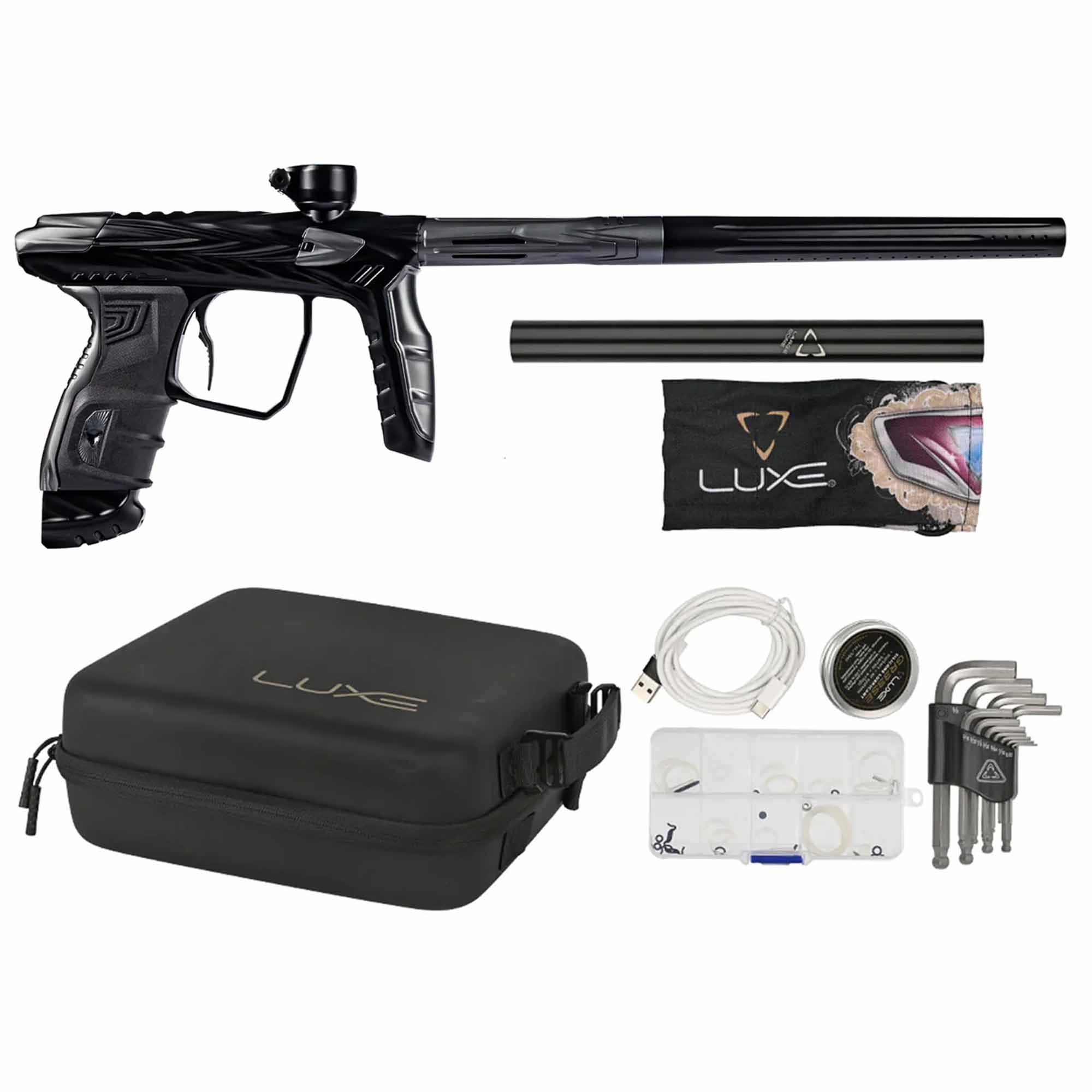 HK Army DLX Luxe® IDOL "SHREDDER" Markierer, grau/schwarz Feuerwaffe, Waffe, Pistole, Handfeuerwaffe, Gewehr