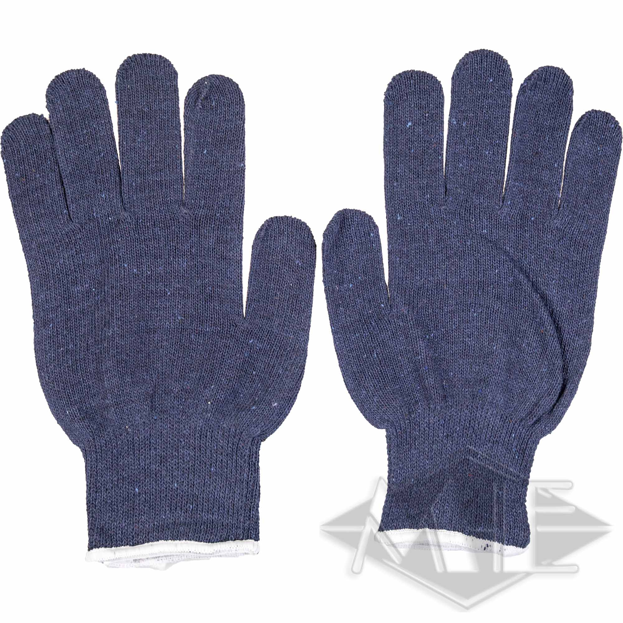 Strickhandschuhe, einseitig genoppt blau Strickhandschuhe, einseitig genoppt blau