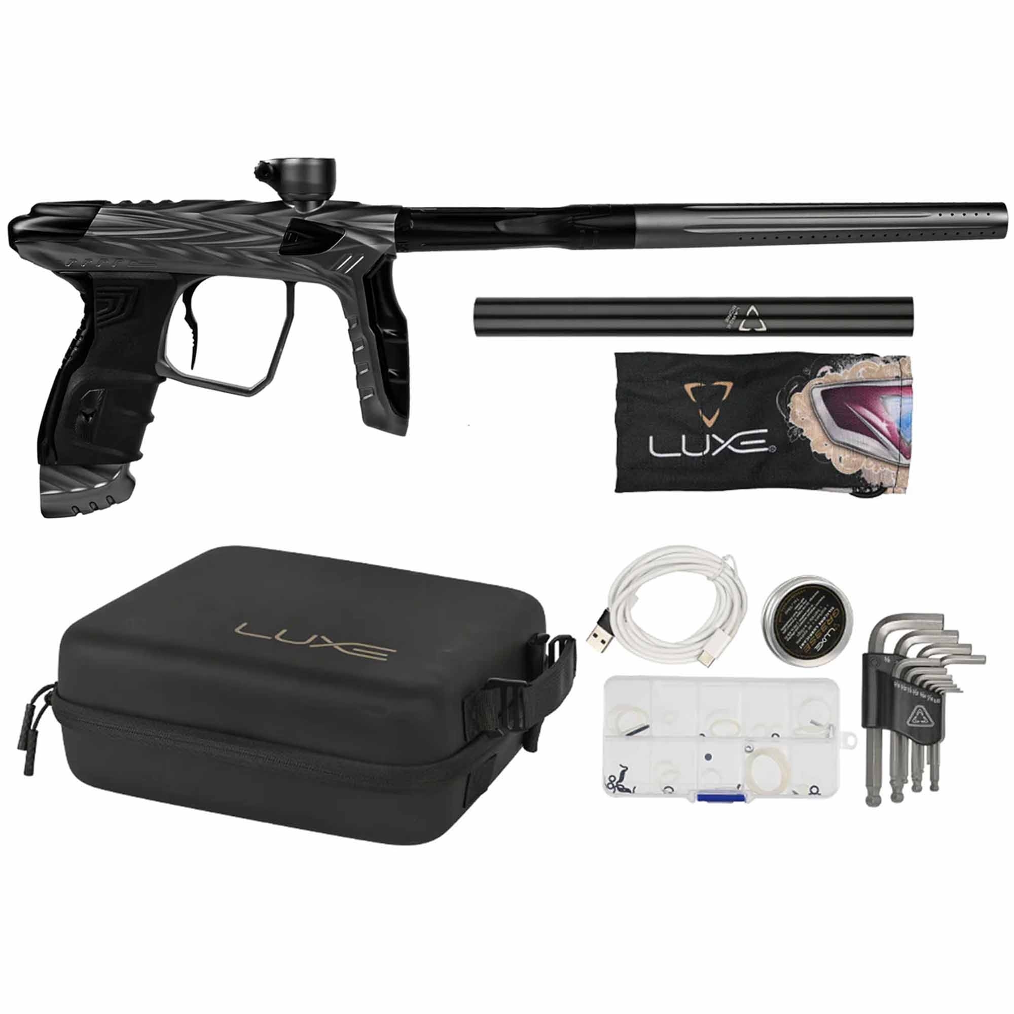 HK Army DLX Luxe® IDOL "SHREDDER" Markierer, grau Feuerwaffe, Waffe, Pistole, Handfeuerwaffe, Gewehr