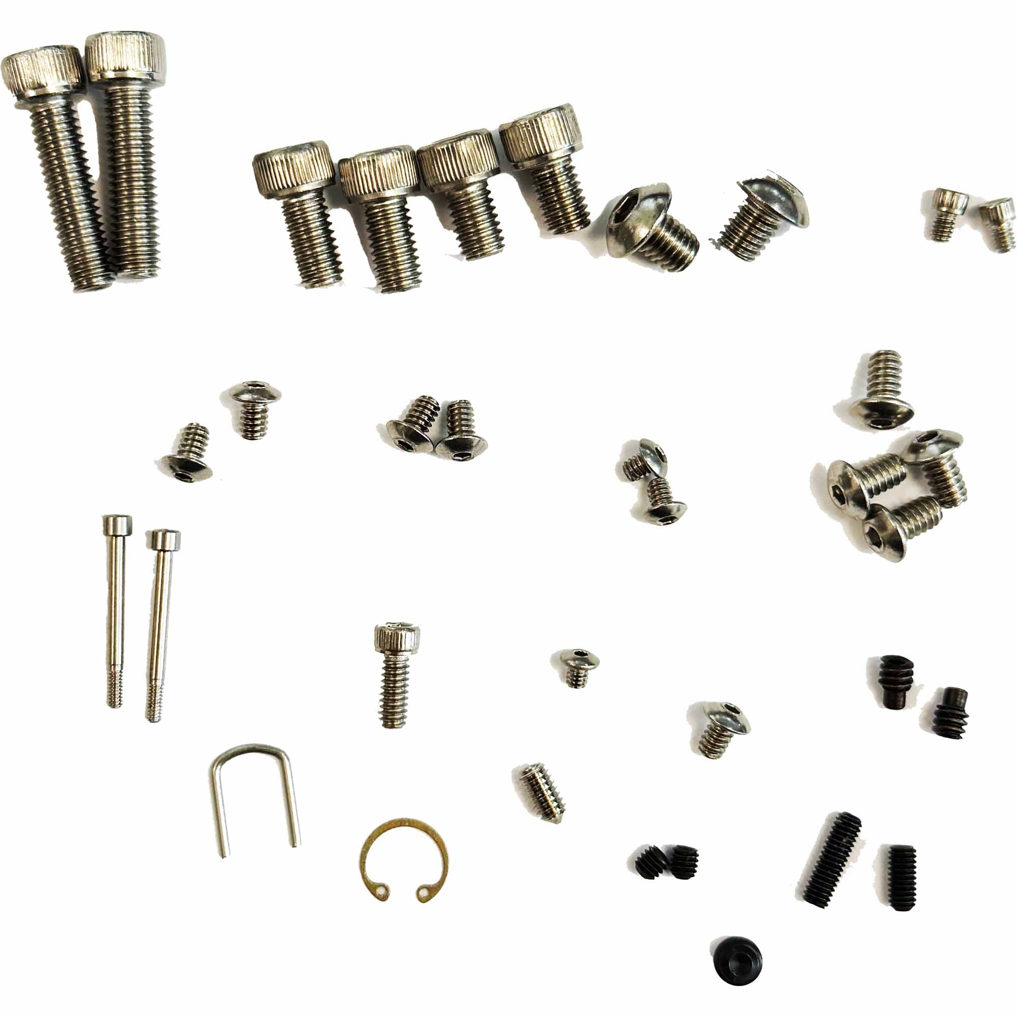 schrauben, bolzen, beschläge, metallbefestigungen, bauteilset