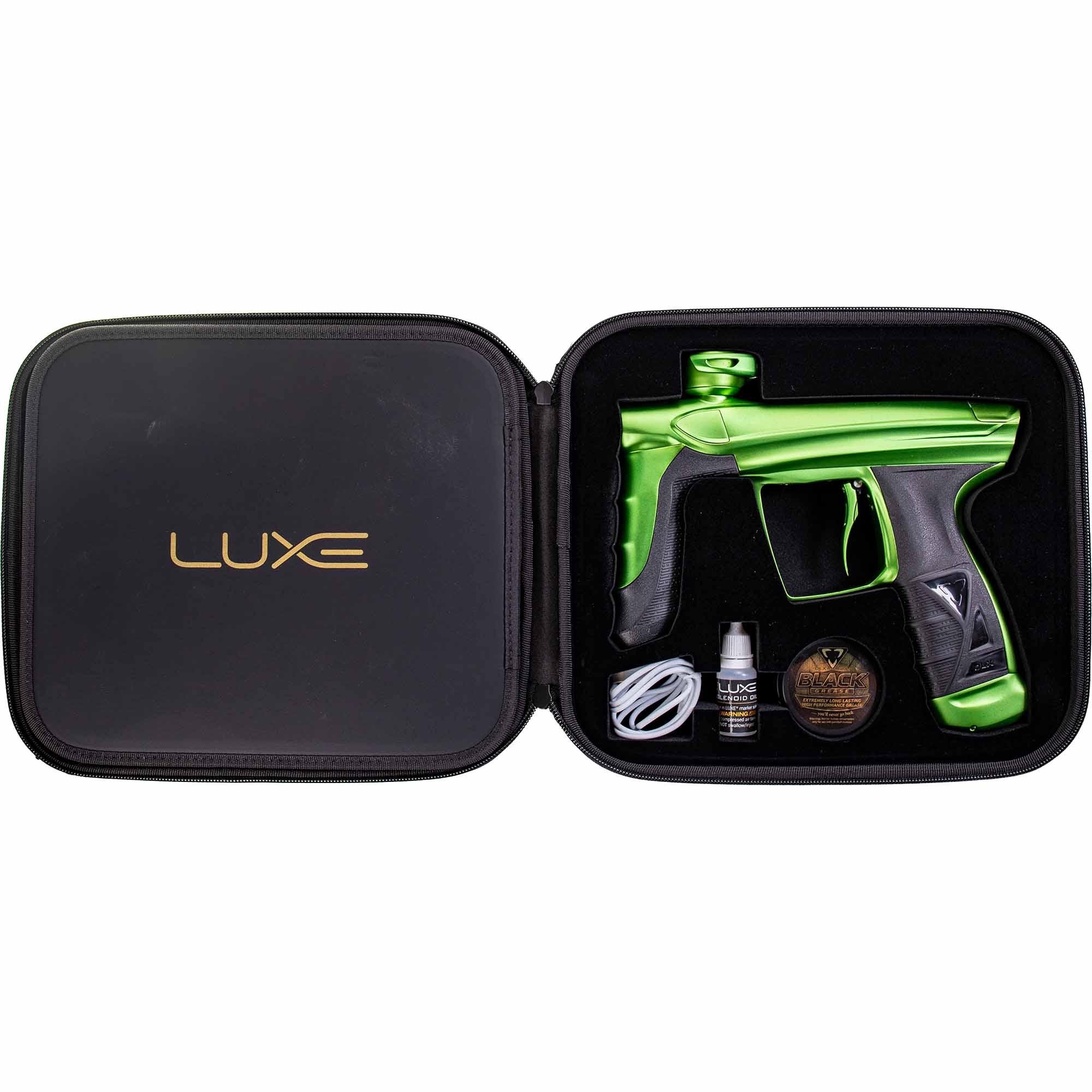 Schwarz? actually black case?, Luxe, Druckluftgerät, Grün, Zubehörset