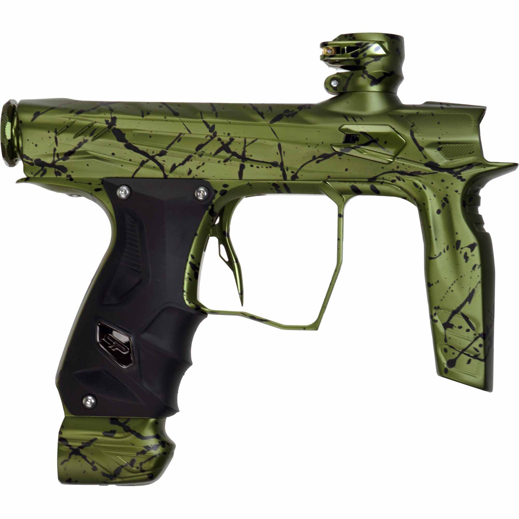 HK Army Shocker® AMP Markierer, Combat Splash (oliv / schwarz) HK Army Shocker® AMP Markierer, Combat Splash (oliv / schwarz)