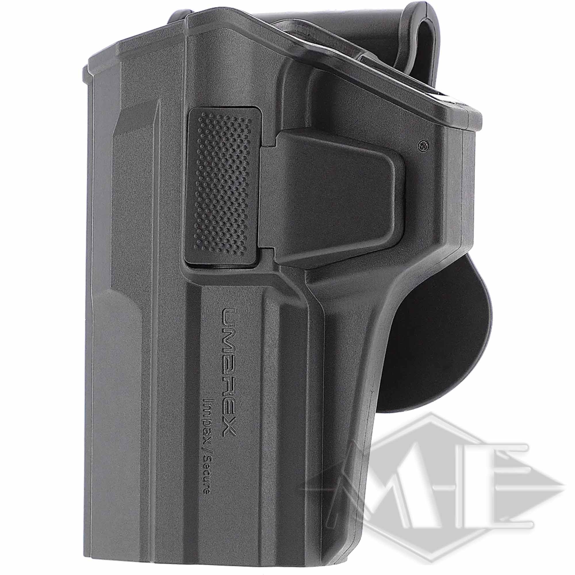Umarex Paddle Holster für T4E Impax P68 (Linkshänder) Holster, Glock-Halterung, Schutzgehäuse, Pistolenkoffer, Holster-Magazin