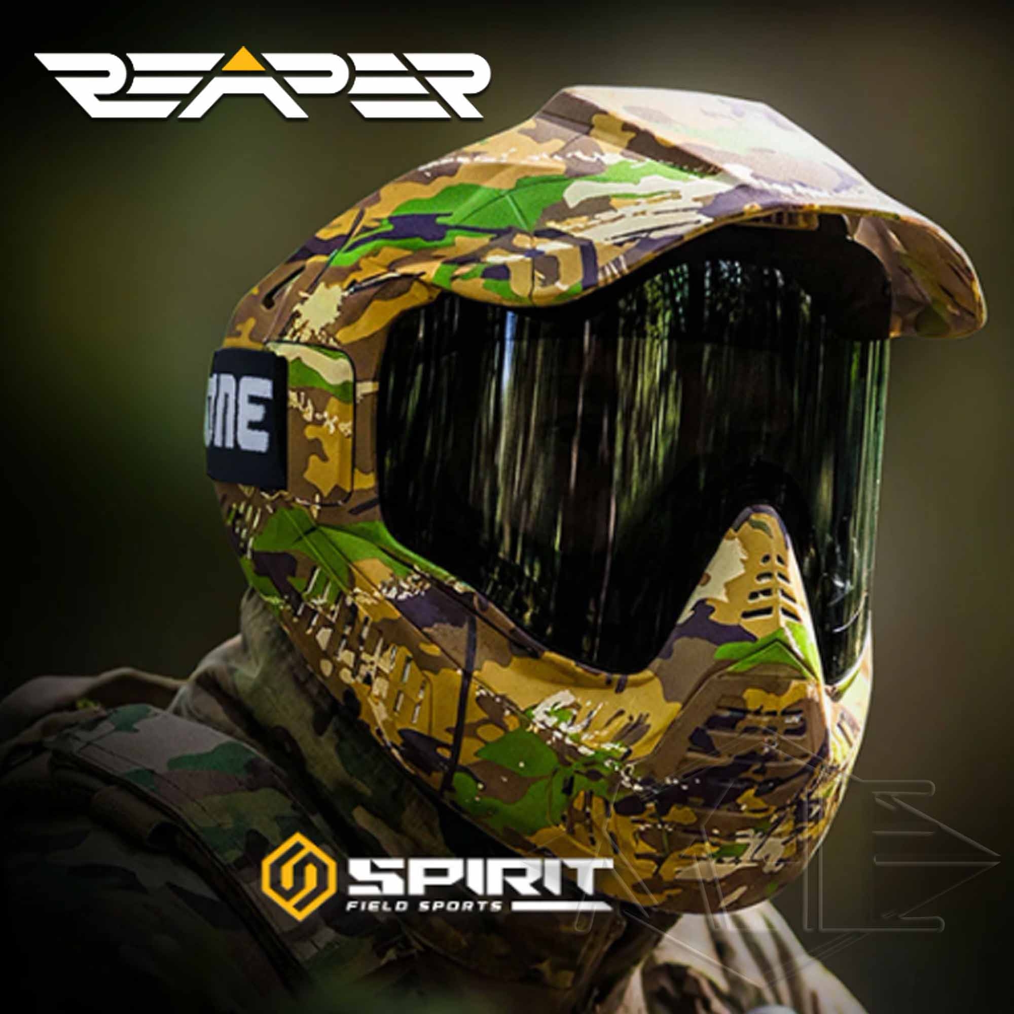 Motocross-Face Shield, Kautschutz, Camouflage, Brille, Helm