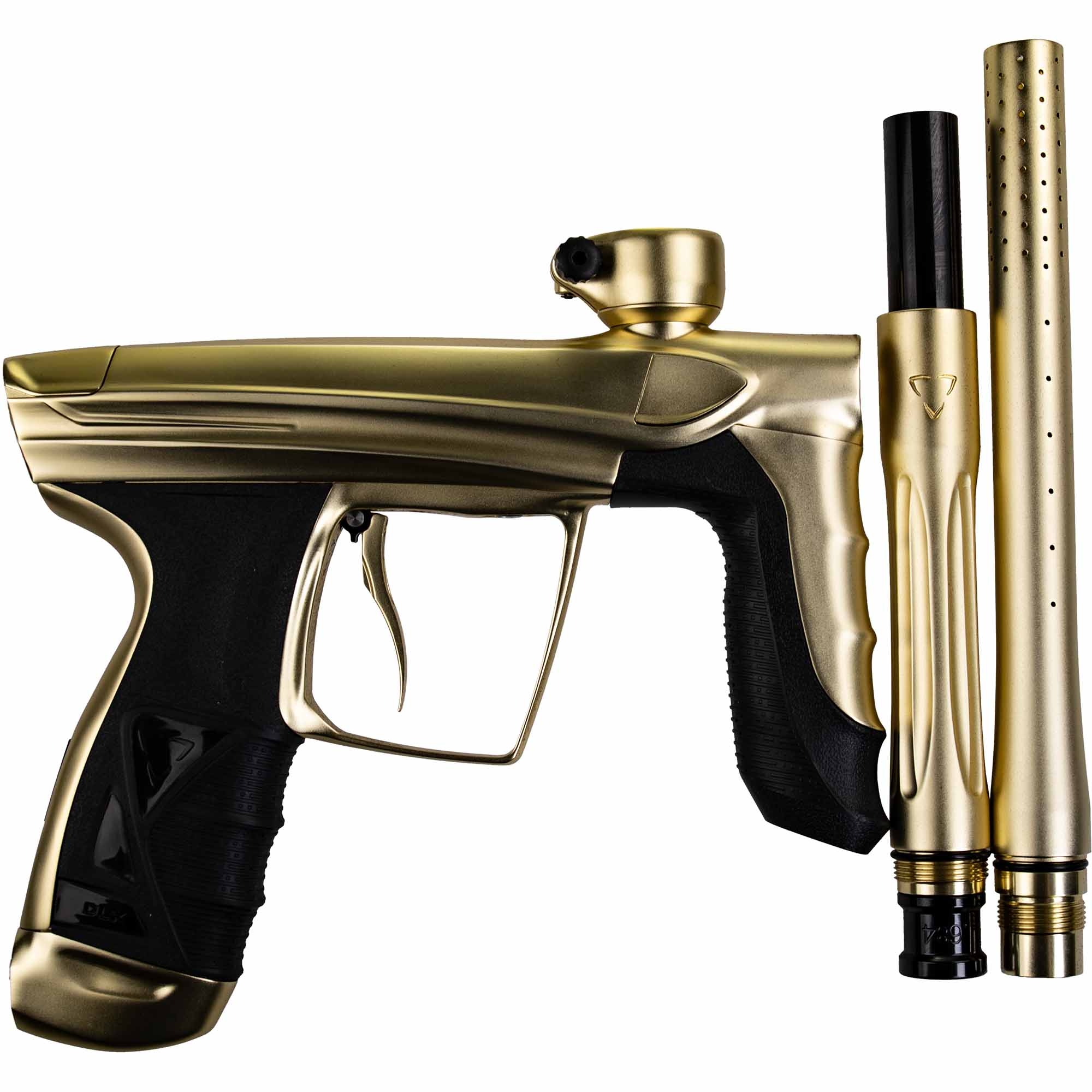 Pistolengriff, Goldfarbe, Paintball-Gewehr, Griffstück, Schulterstange