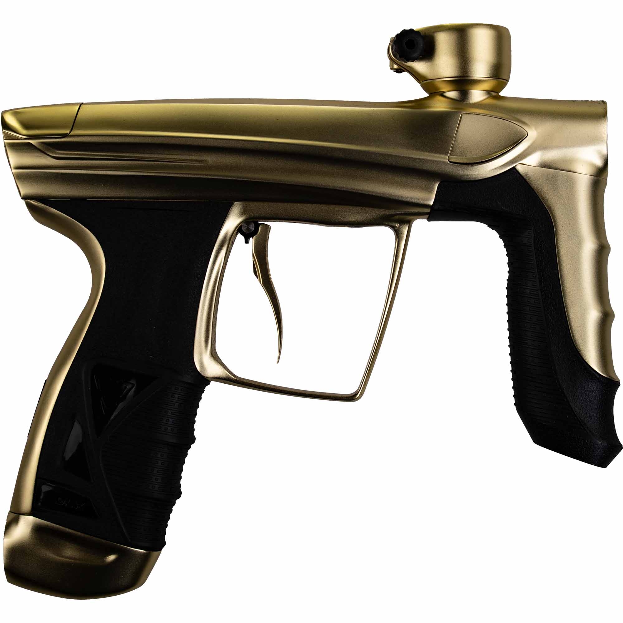 DLX Luxe® AIRE Markierer, gold matt Paintballgun, Goldfarben, Luftgewehr, Auslöser, Griff