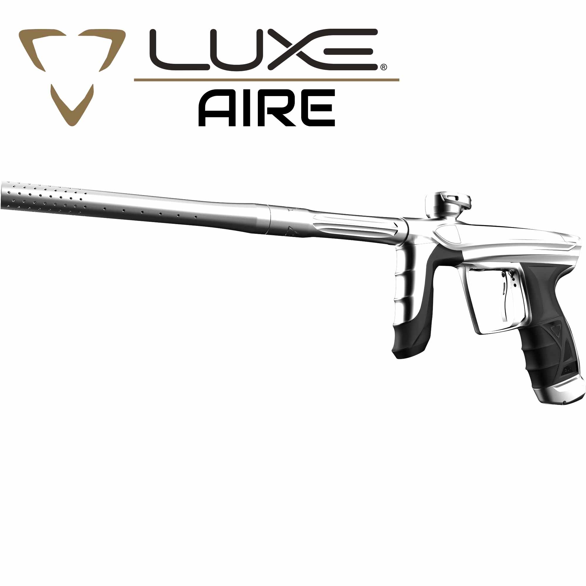 DLX Luxe® AIRE Markierer, weiß matt Feuerwaffe, Pistole, Gewehr, Waffe, Handfeuerwaffe