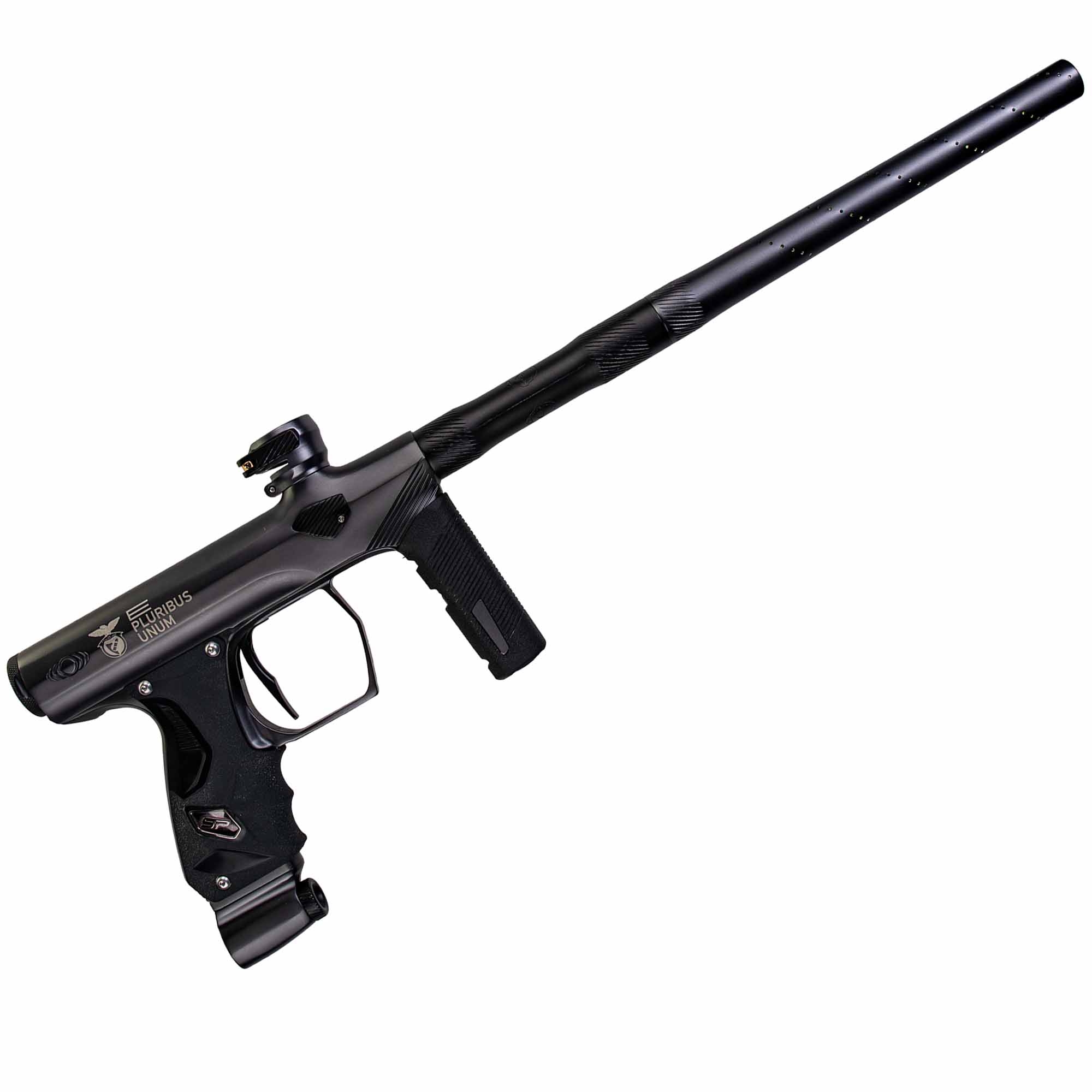 SP Shocker® ERA Markierer "e pluribus unum", grau matt Luftpistole, Sporterpistole, Schwarz, Lauf, Griff