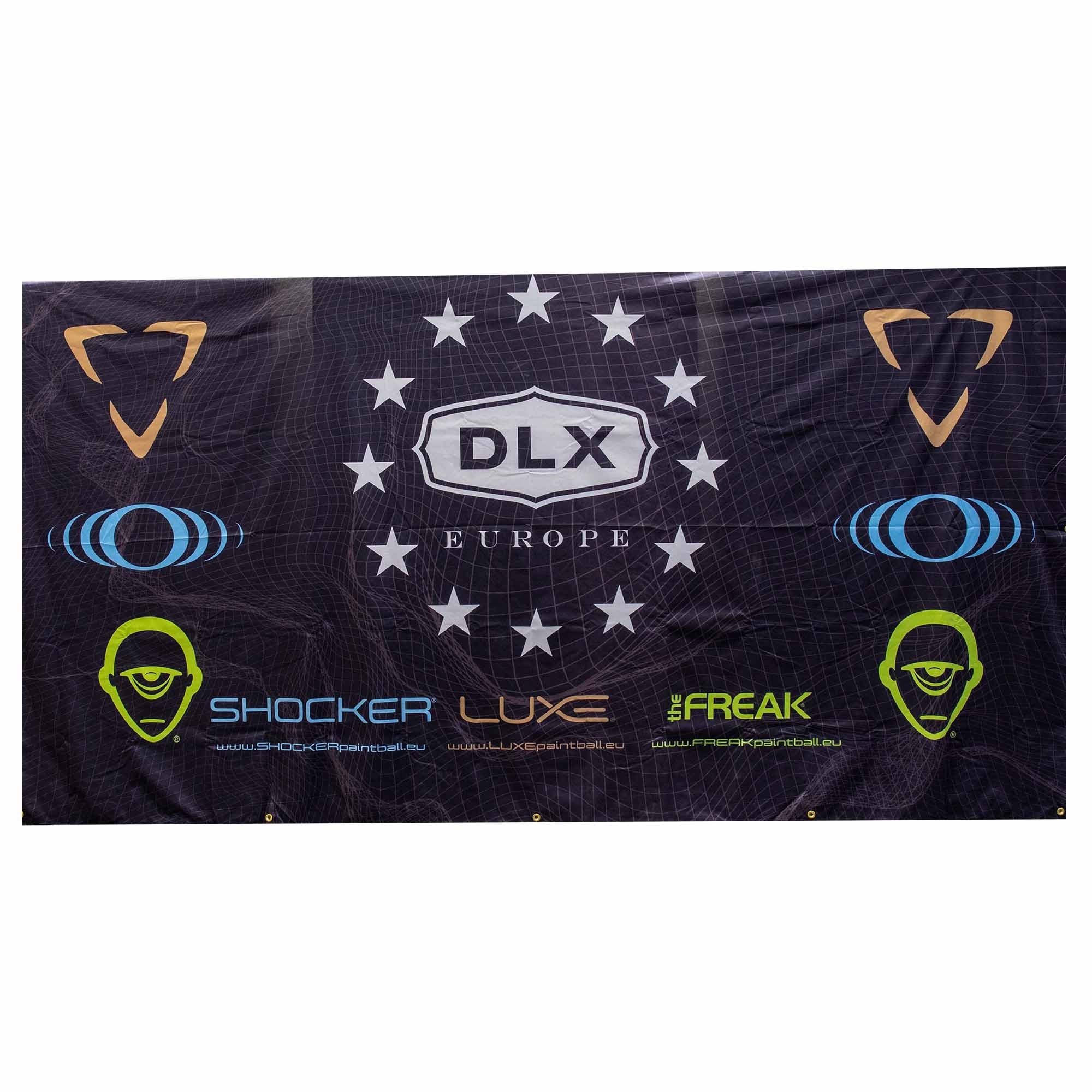 Zelt-Seitenwand "DLX Europe" Luxe, Shocker, Freak 300 x 200 cm Kugel, Fußball, Sport