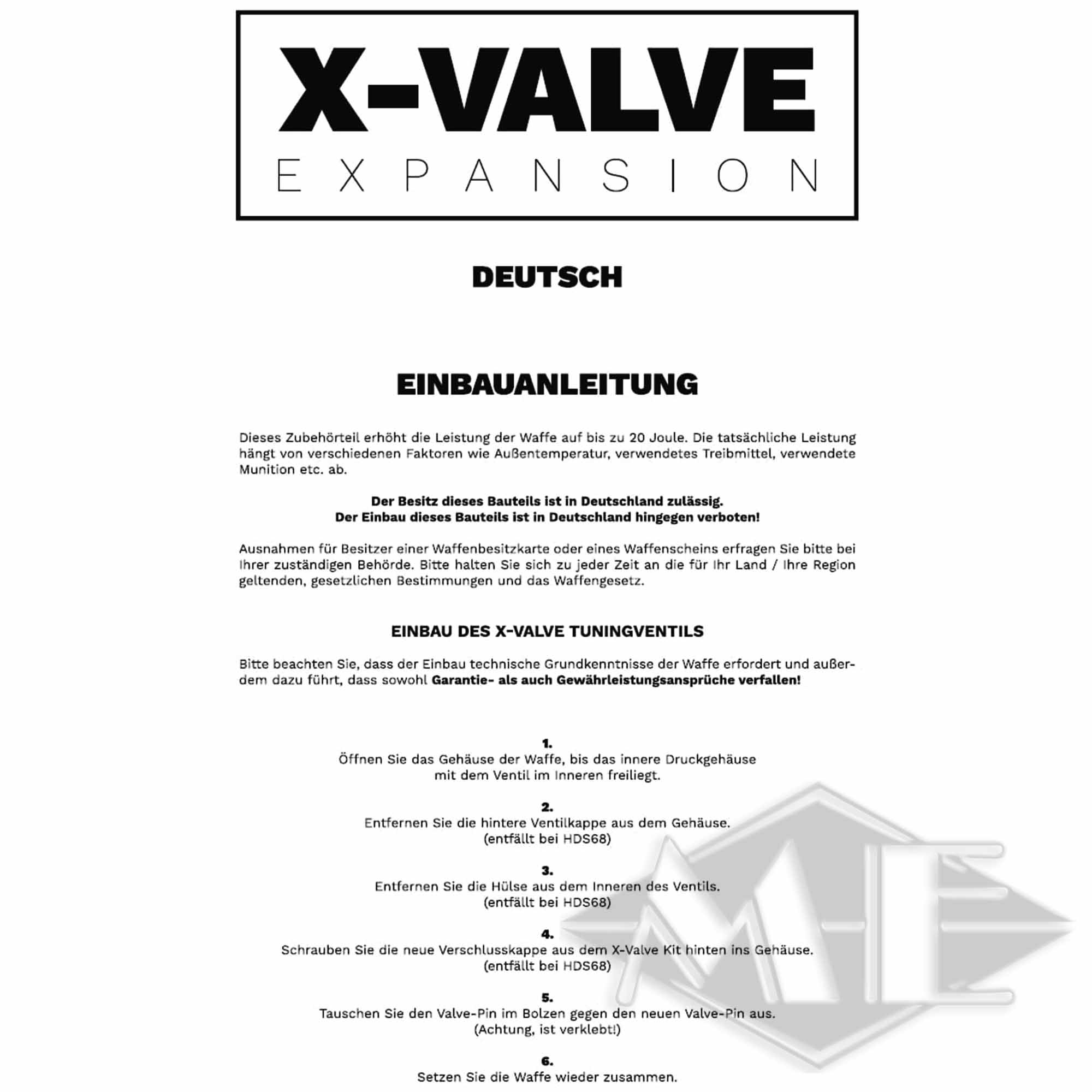 X-VALVE Exportkit für HDP50 X-VALVE Exportkit für HDP50