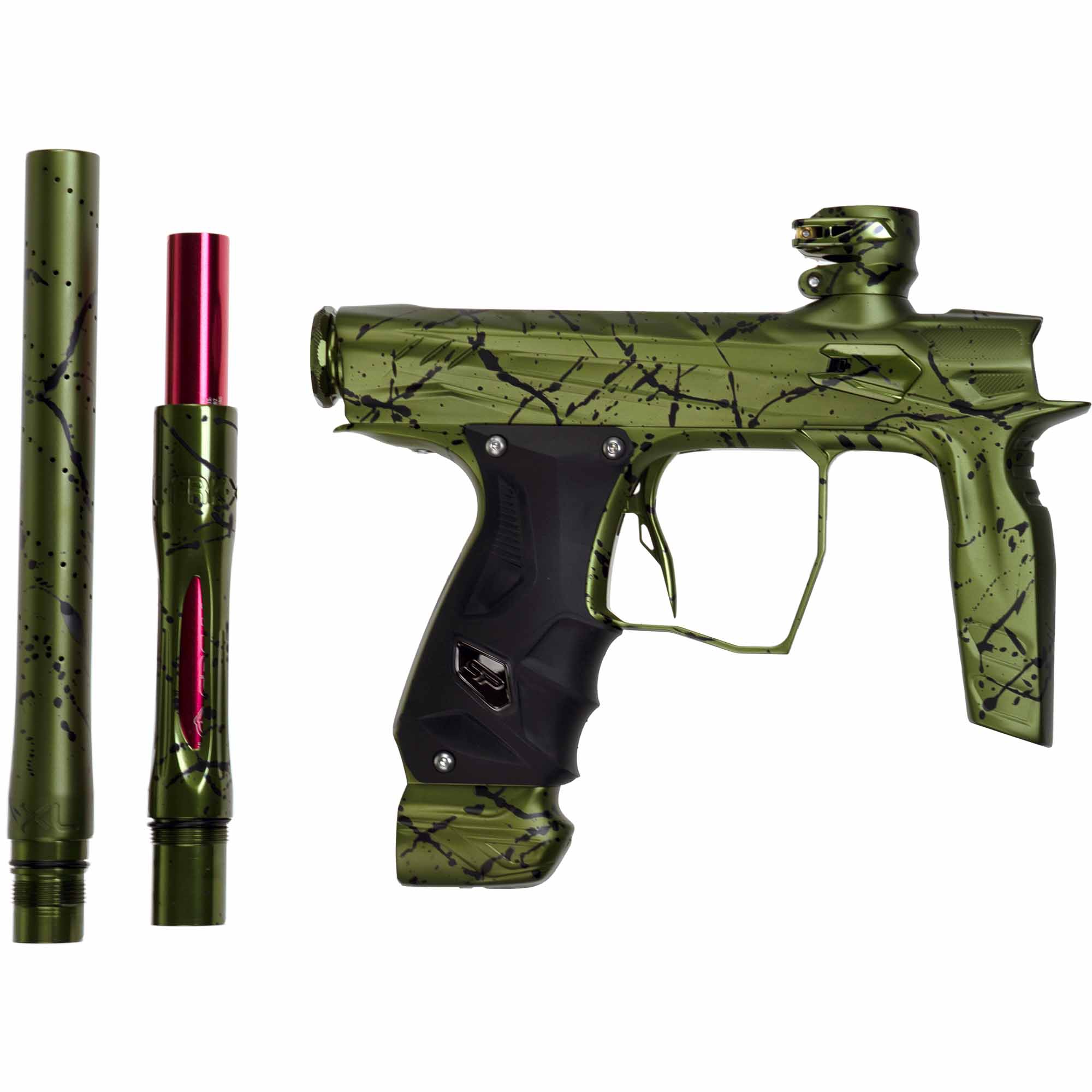 HK Army Shocker® AMP Markierer, Combat Splash (oliv / schwarz)