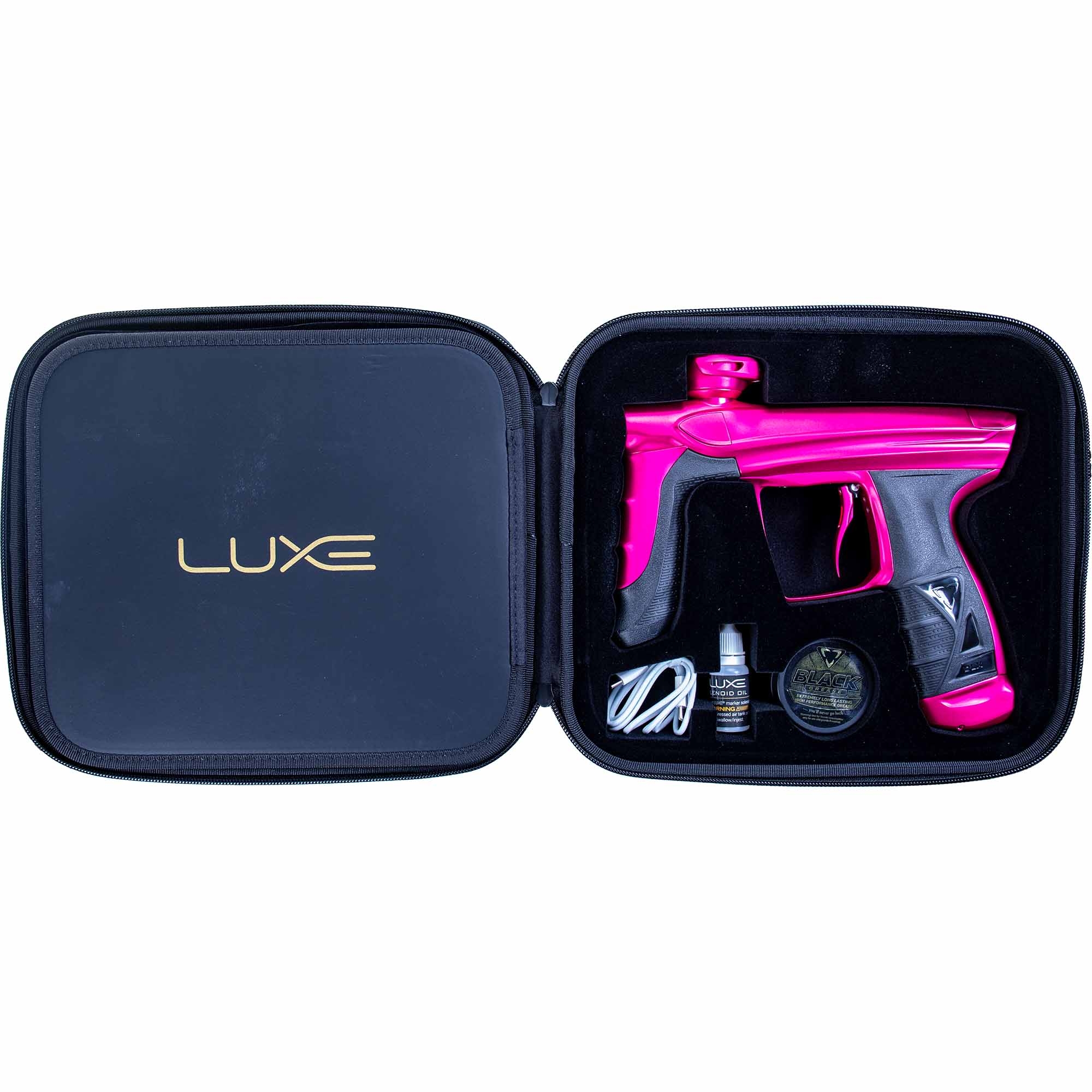 DLX Luxe® AIRE Markierer, pink matt Pistolenzubehör, Druckluftpistole, Schwarz?, Gehäuse?, Set