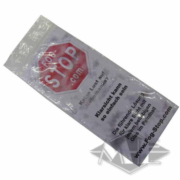 50er Pack Fog-Stop.com Antibeschlag-Folie für Masken, 80x200mm 50er Pack Fog-Stop.com Antibeschlag-Folie für Masken, 80x200mm
