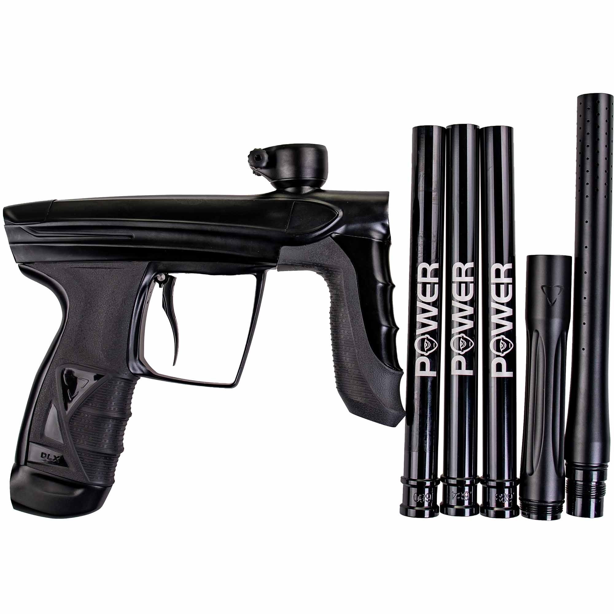 DLX Luxe® AIRE Markierer, schwarz matt Feuerwaffe, Waffe, Pistole, Gewehr, Handfeuerwaffe