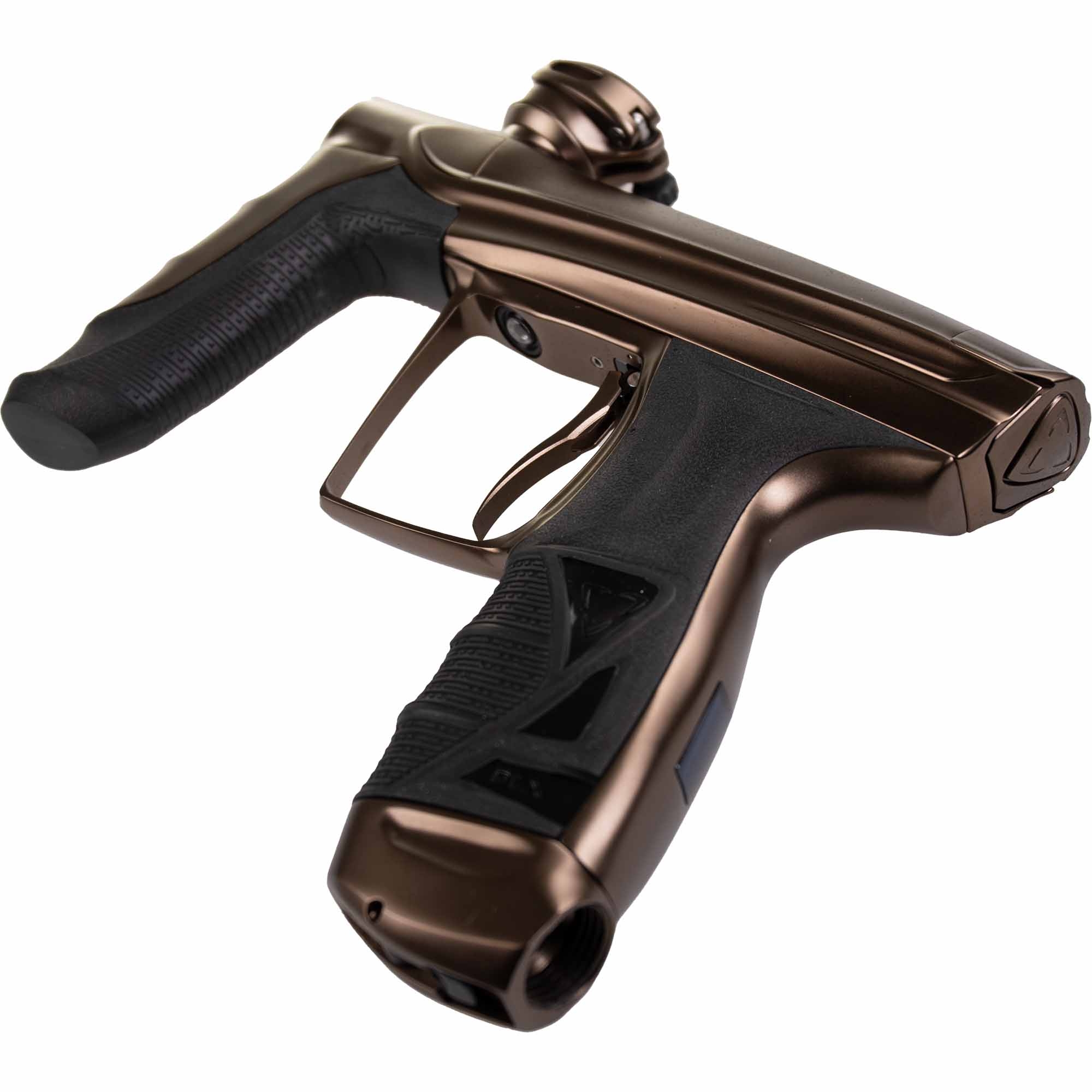 Luftdruckpfeife, Zweifachgriff, Kupferfarben, Gummigriff, Pistolengriff