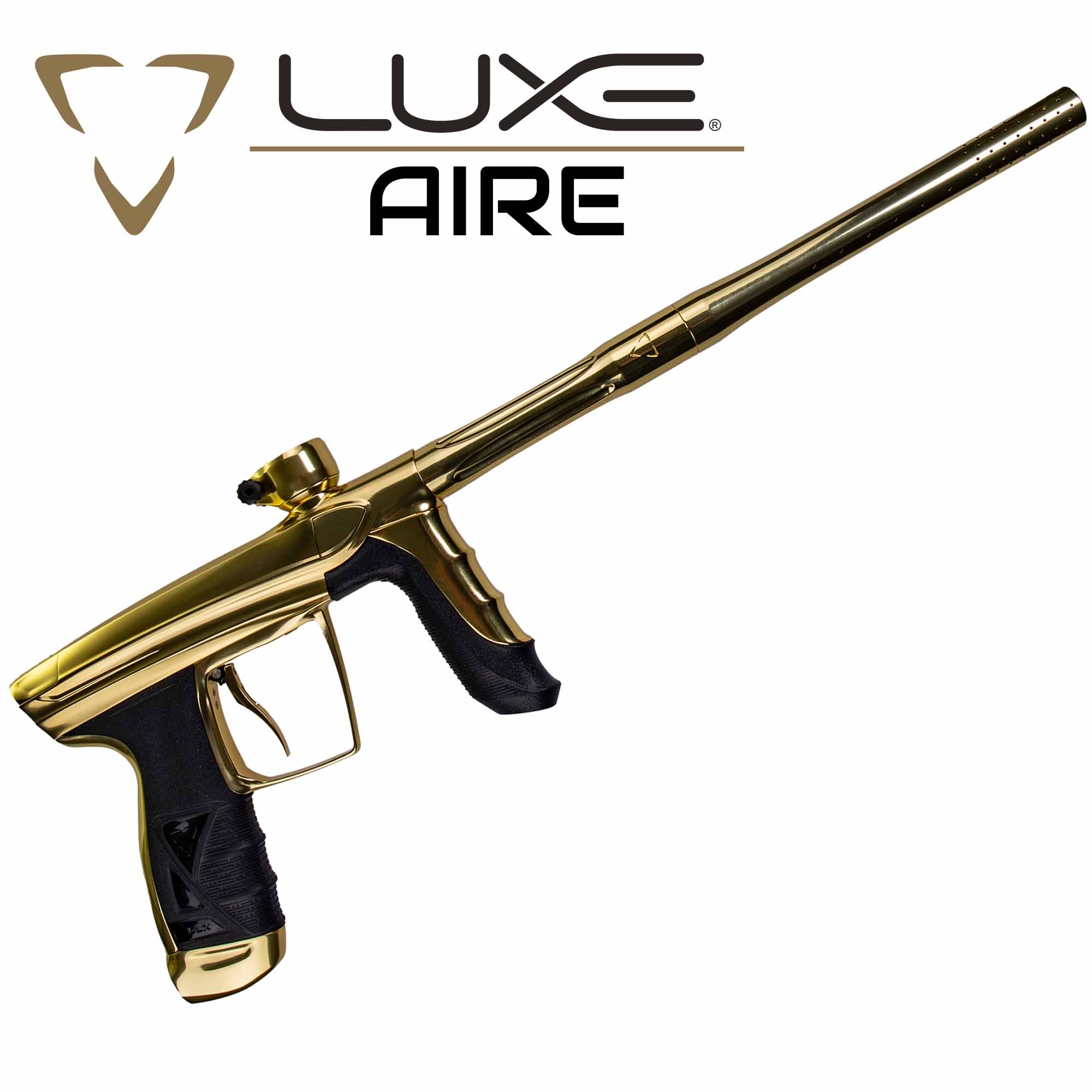 DLX Luxe® AIRE Markierer, gold poliert paintball-gun, gold, pistol, airsoft, long-barrel