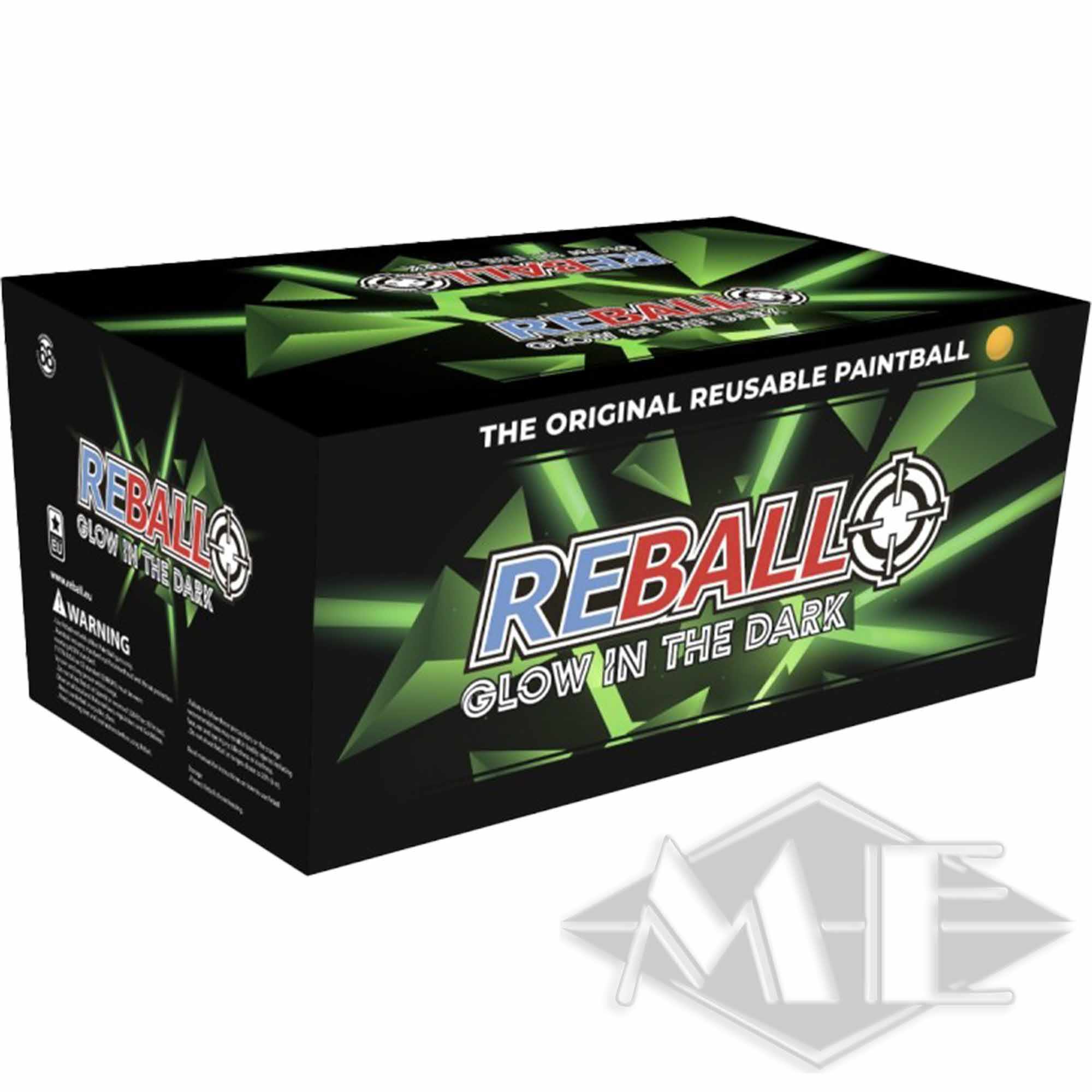 Reball cal.68 Glow in the Dark, 500er Kiste Reball cal.68 Glow in the Dark, 500er Kiste