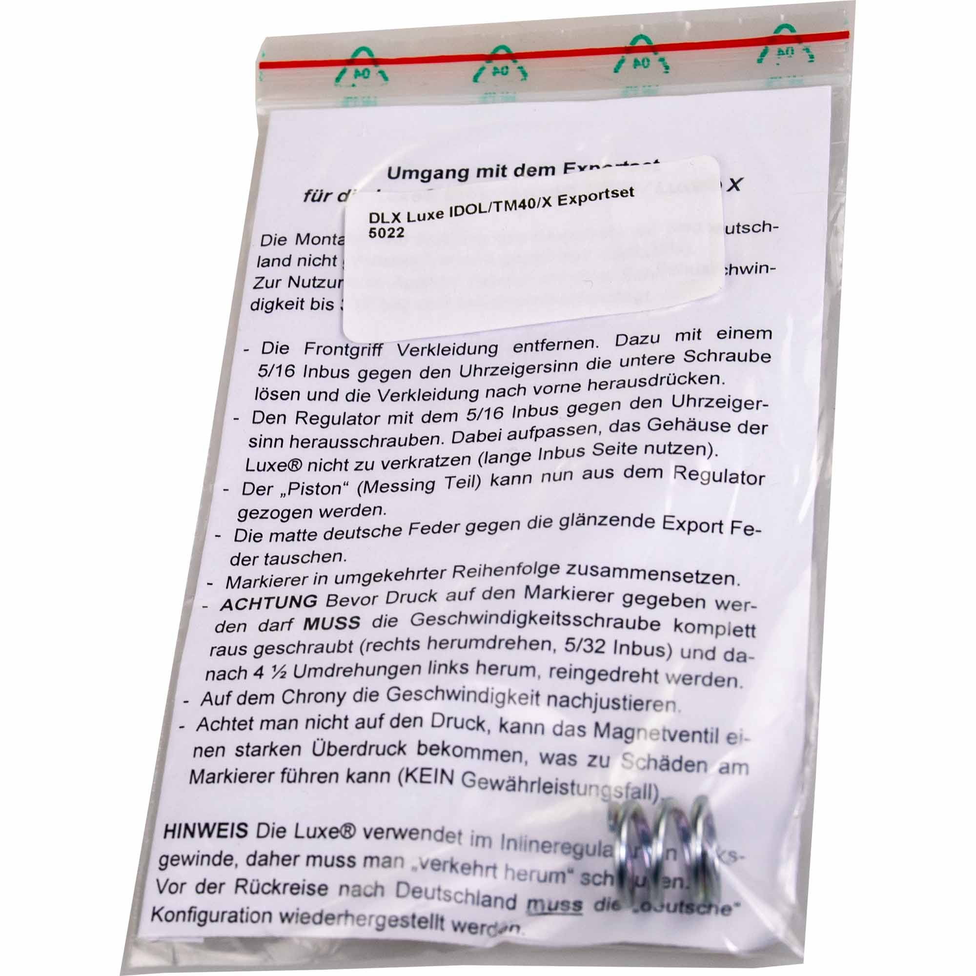 DLX Luxe IDOL/TM40/X Exportset