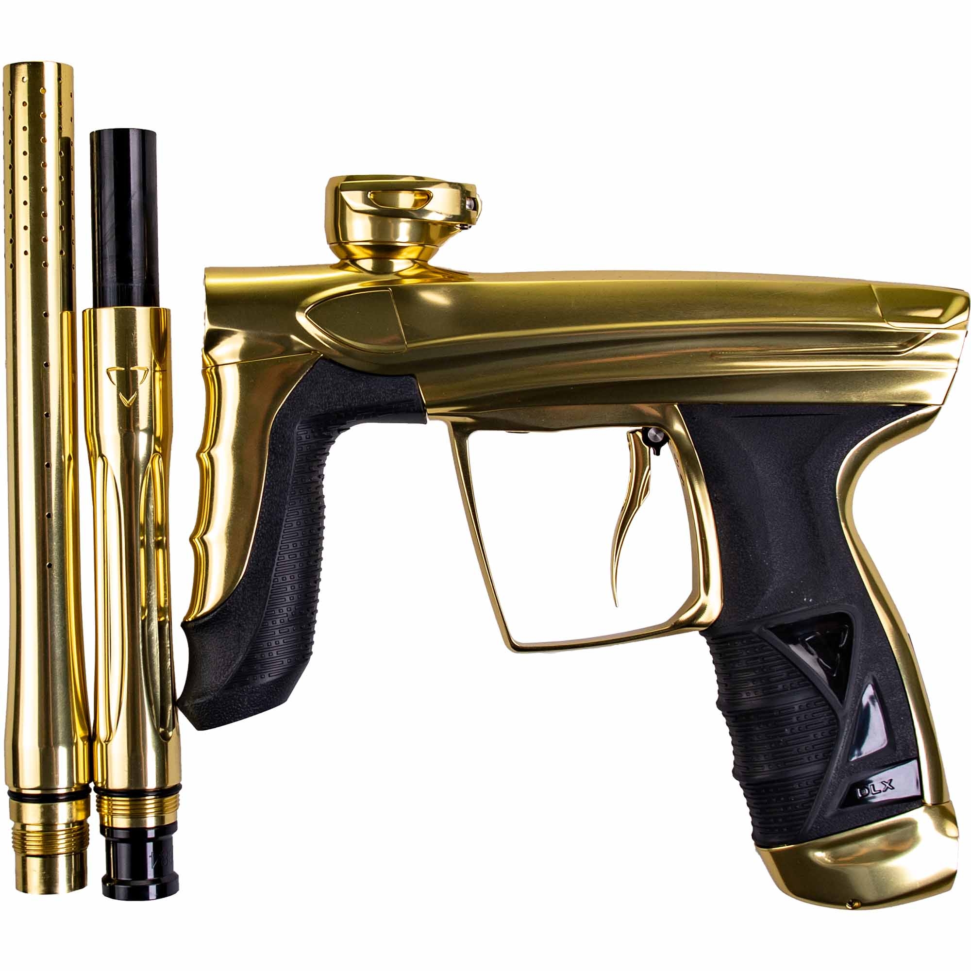 DLX Luxe® AIRE Markierer, gold poliert paintball-gun, gold-plated, pistol, airgun, grip