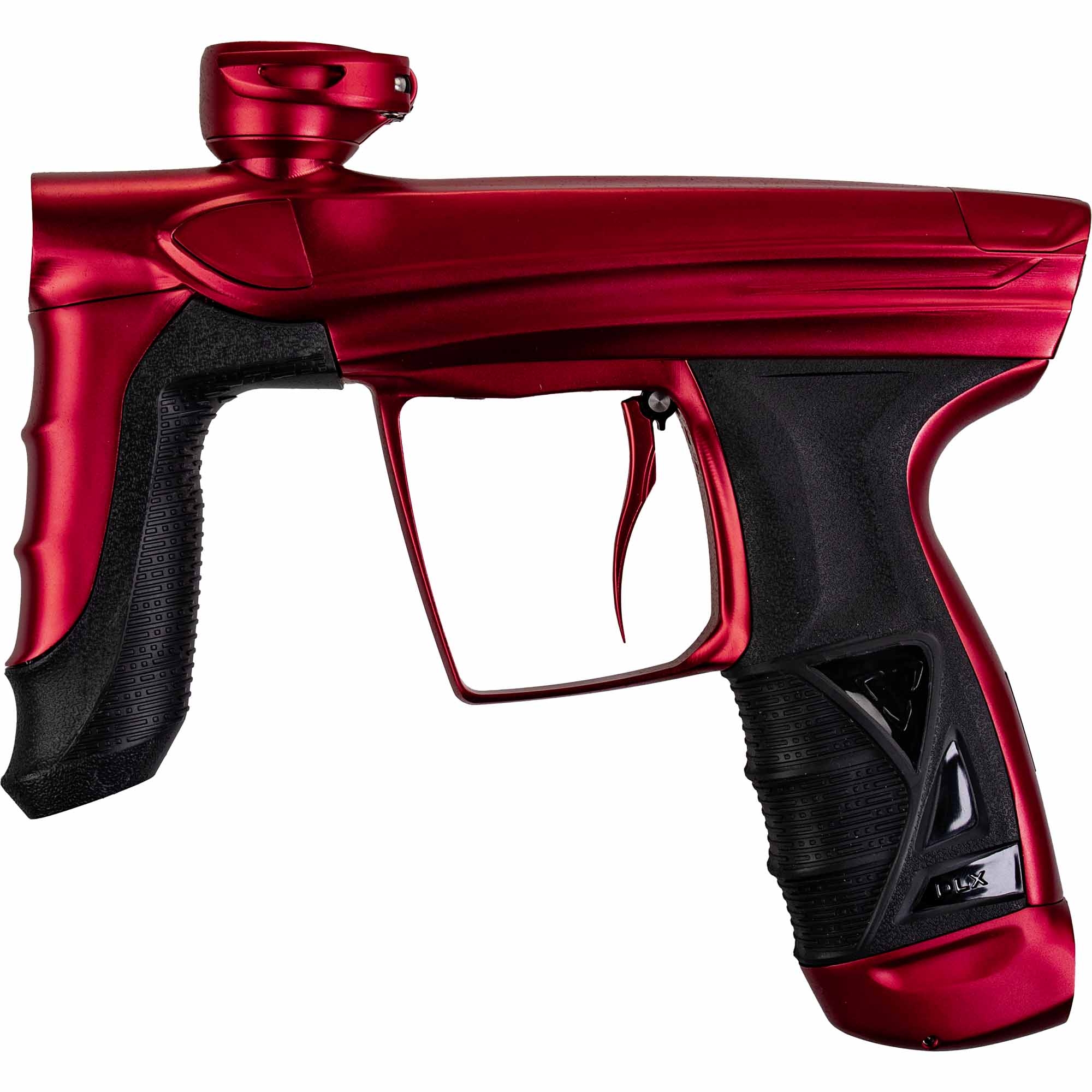 DLX Luxe® AIRE Markierer, rot matt paintball-gewehr, rot, pistole, grif textured, luftdruck-gerät