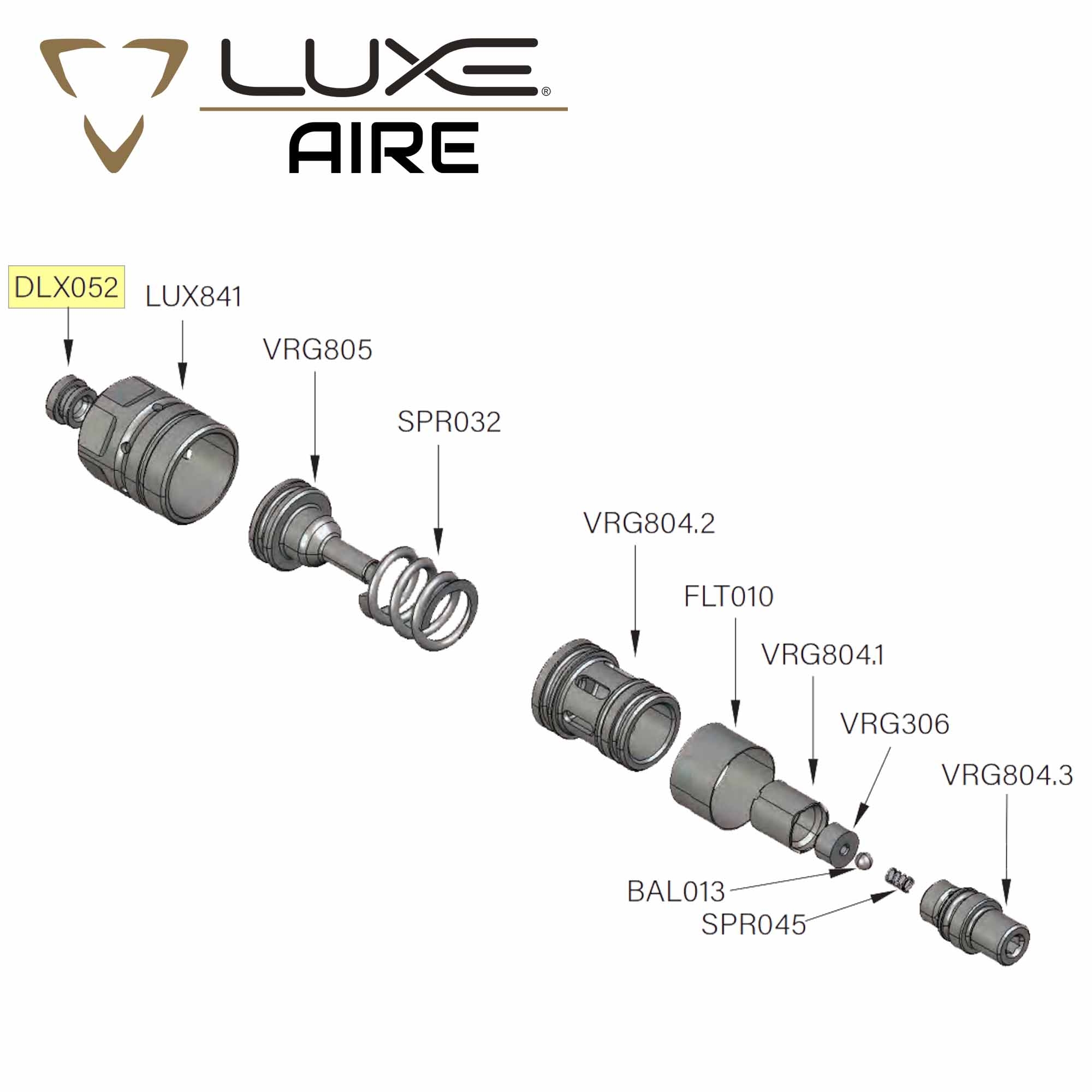 LUXE, Aire, LUX841?, Druckventil?