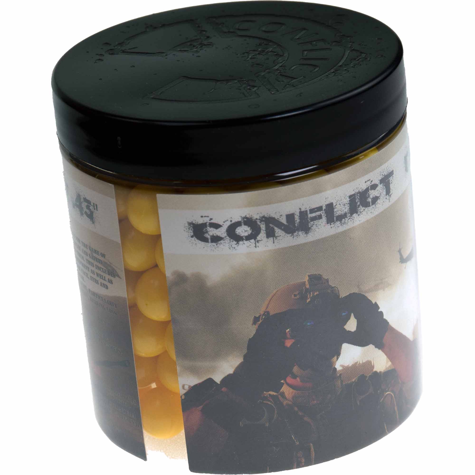 Conflict "Caliber .43" Paintballs, 200 Stück Conflict "Caliber .43" Paintballs, 200 Stück