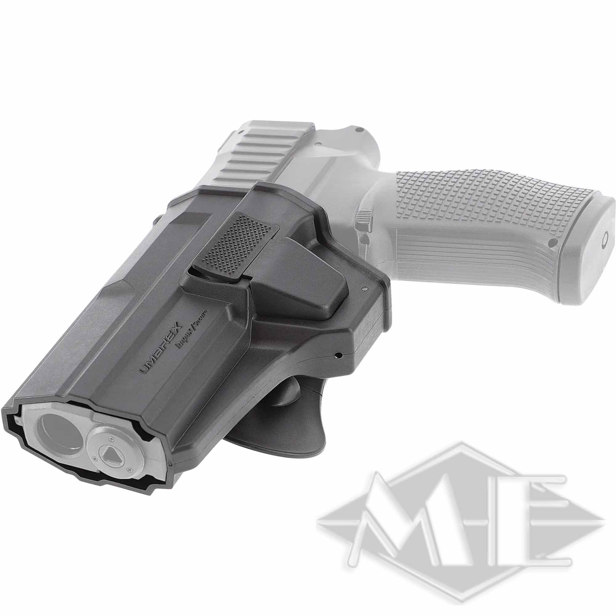 Umarex Paddle Holster für T4E Impax P68 (Linkshänder) Pistol, Holster, Griff, Griffschale, Visier