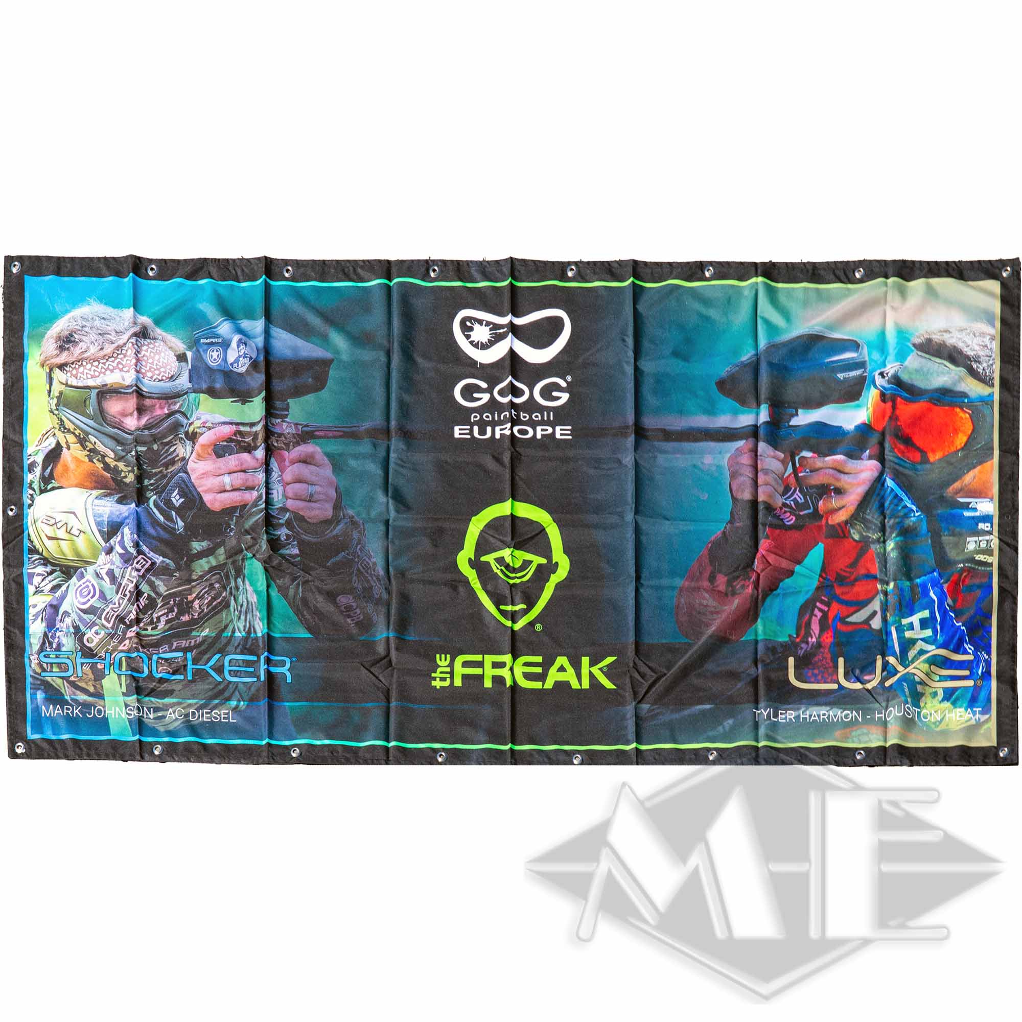 Groß-Banner "Shocker & Luxe" AC Diesel & Huston Heat 292 x 139cm