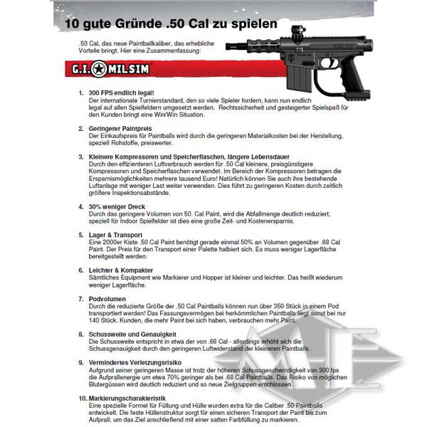 350er cal.50 Gravity-Hopper 350er cal.50 Gravity-Hopper