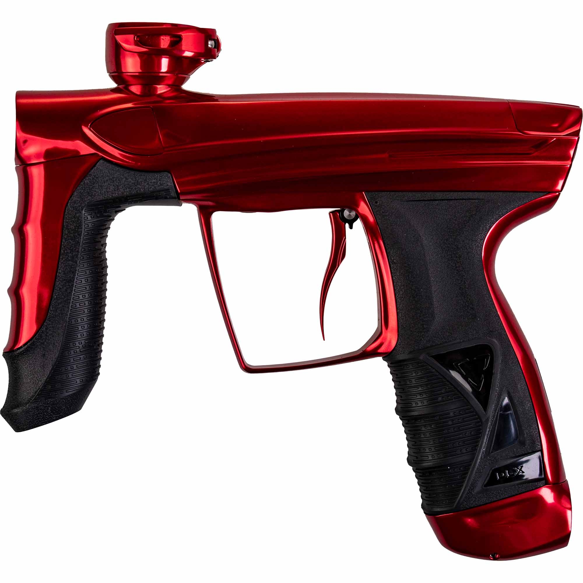 DLX Luxe® AIRE Markierer, rot poliert Pistole, Rot, Schaft, Griff, Kugeldüse
