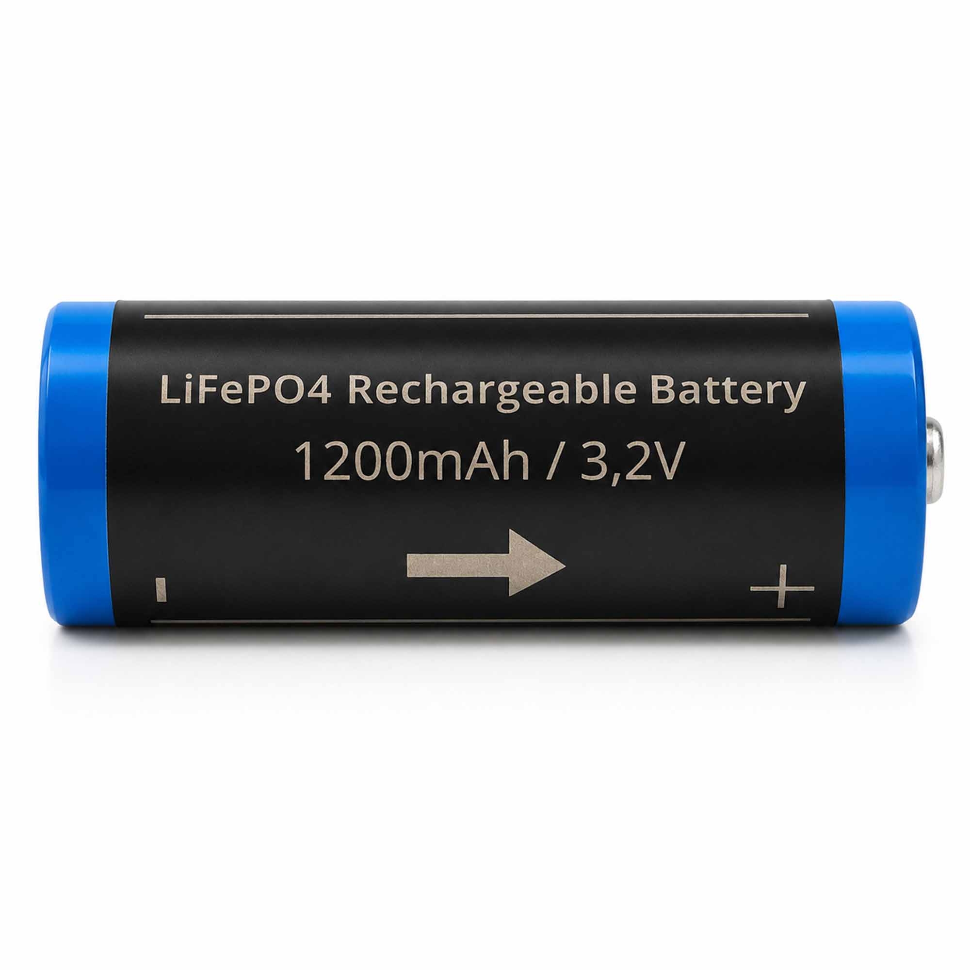 DLX Luxe AIRE Akku Wiederaufladbarer Akku, Li-Ion, 1200mAh, 3,2V, Pfeil-Symbol