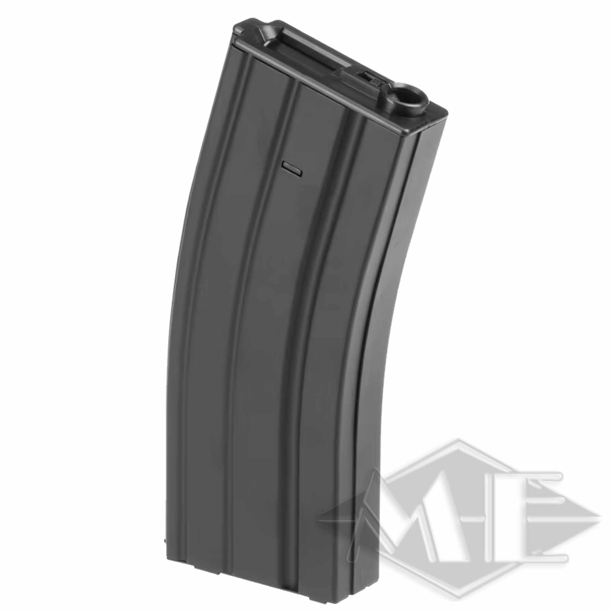 Pirat Arms Airsoft Magazin für M4 Modelle HiCap 300rds black Magazin, Metall, Gewehrmagazin, Steel magazine, Korpus