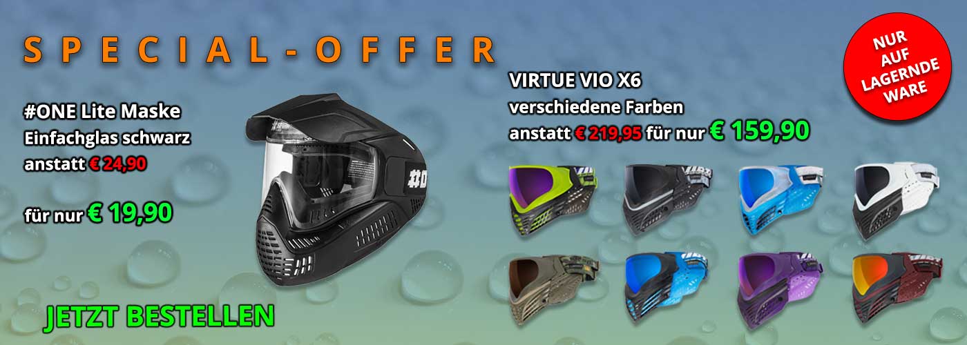 2026_Angebote_Masken_ONE_und_VIO_X6_DE Motorradhelm, Fullface, Schwarz, Visier, Helm