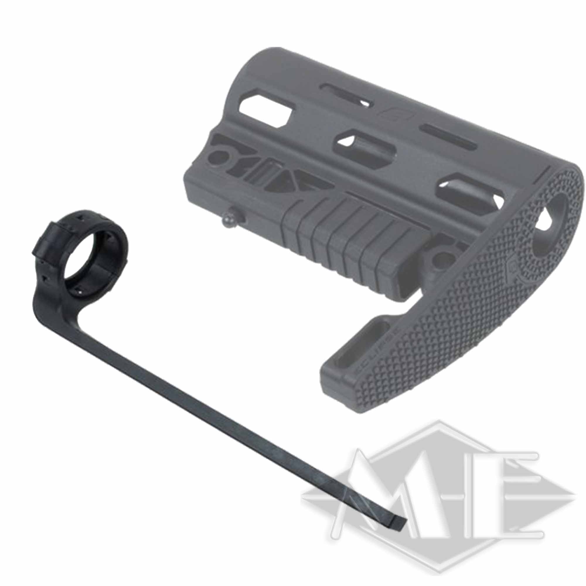 Planet Eclipse EMF200 Schulterstütze Tank Stop Arm Kit, schwarz Taktstock, Stock