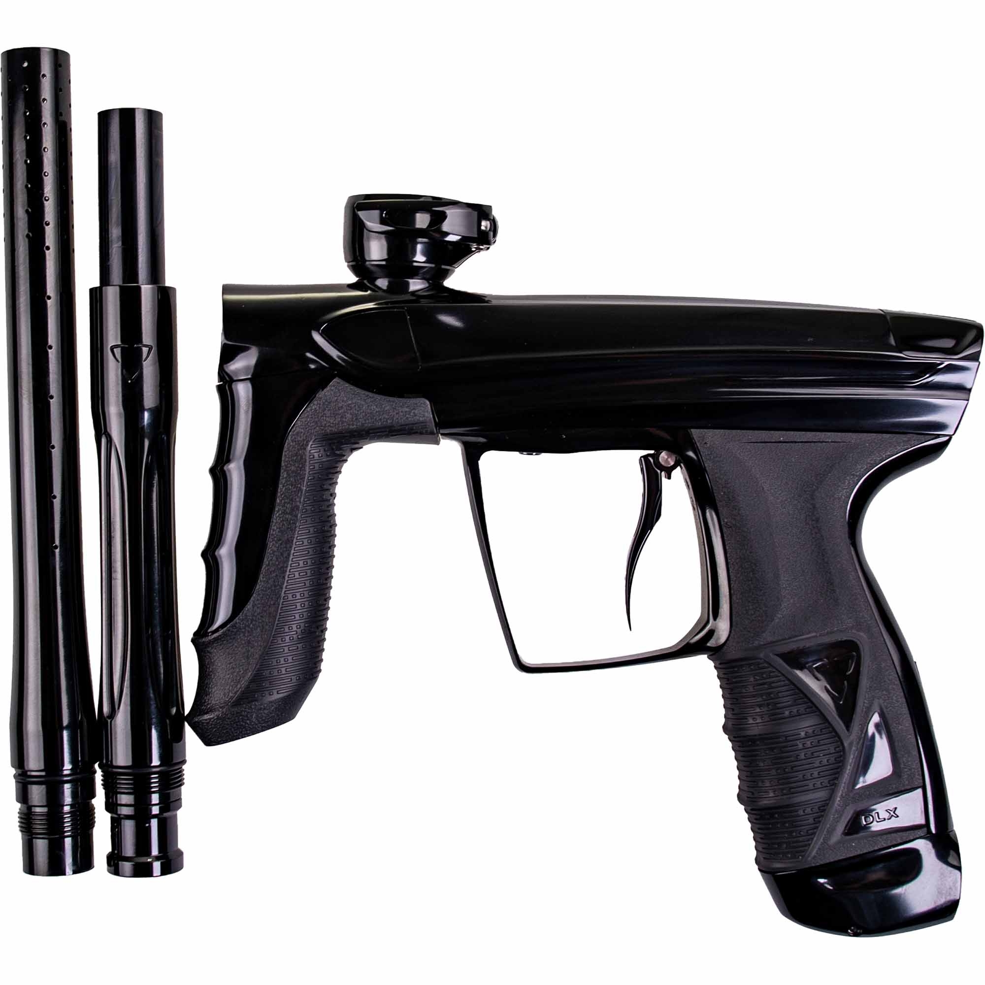 DLX Luxe® AIRE Markierer, schwarz poliert Paintball-Pistol, Marker, Schwarz, Griff, Barrel-Set