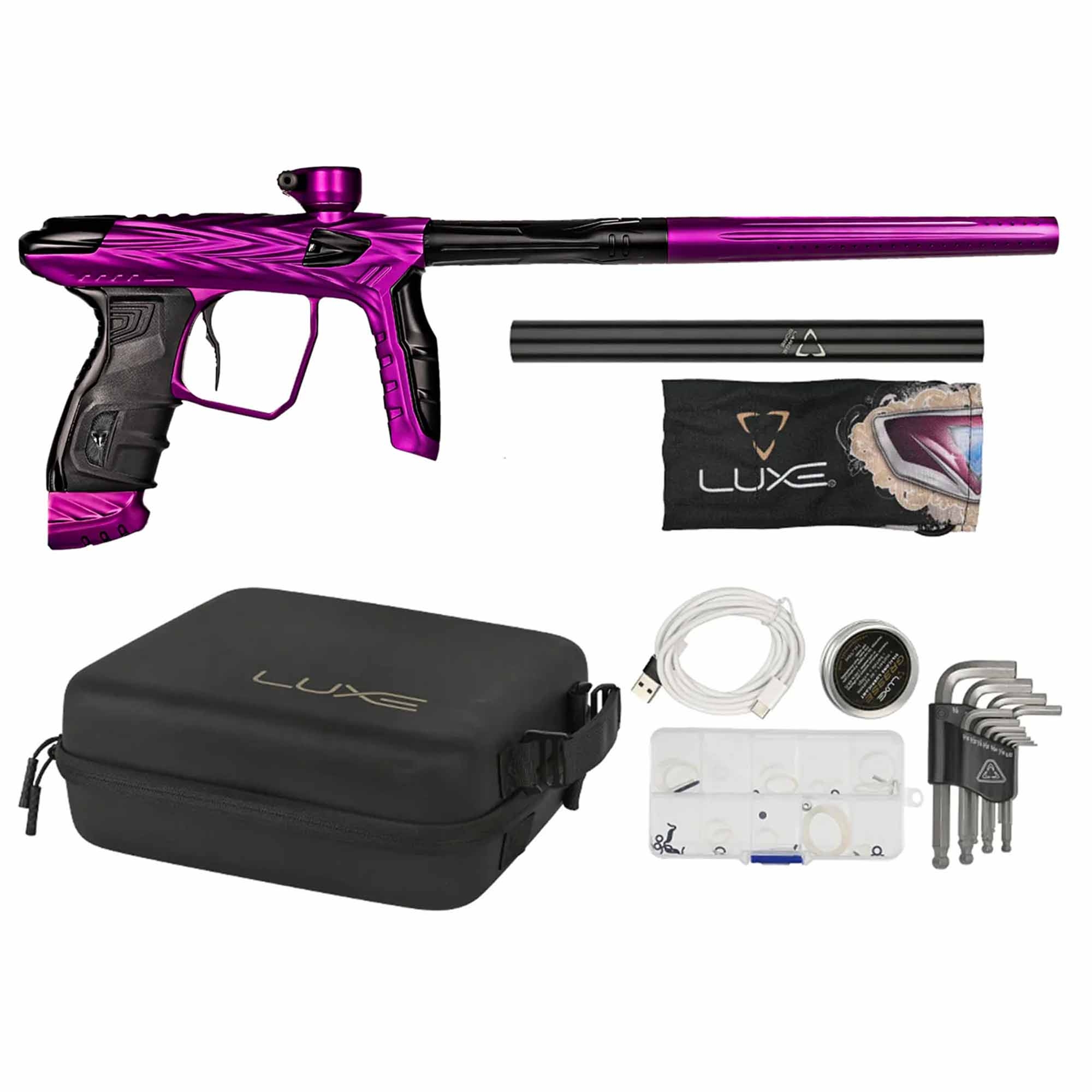 HK Army DLX Luxe® IDOL "SHREDDER" Markierer, lila/schwarz Feuerwaffe, Waffe, Pistole, Gewehr, Handfeuerwaffe