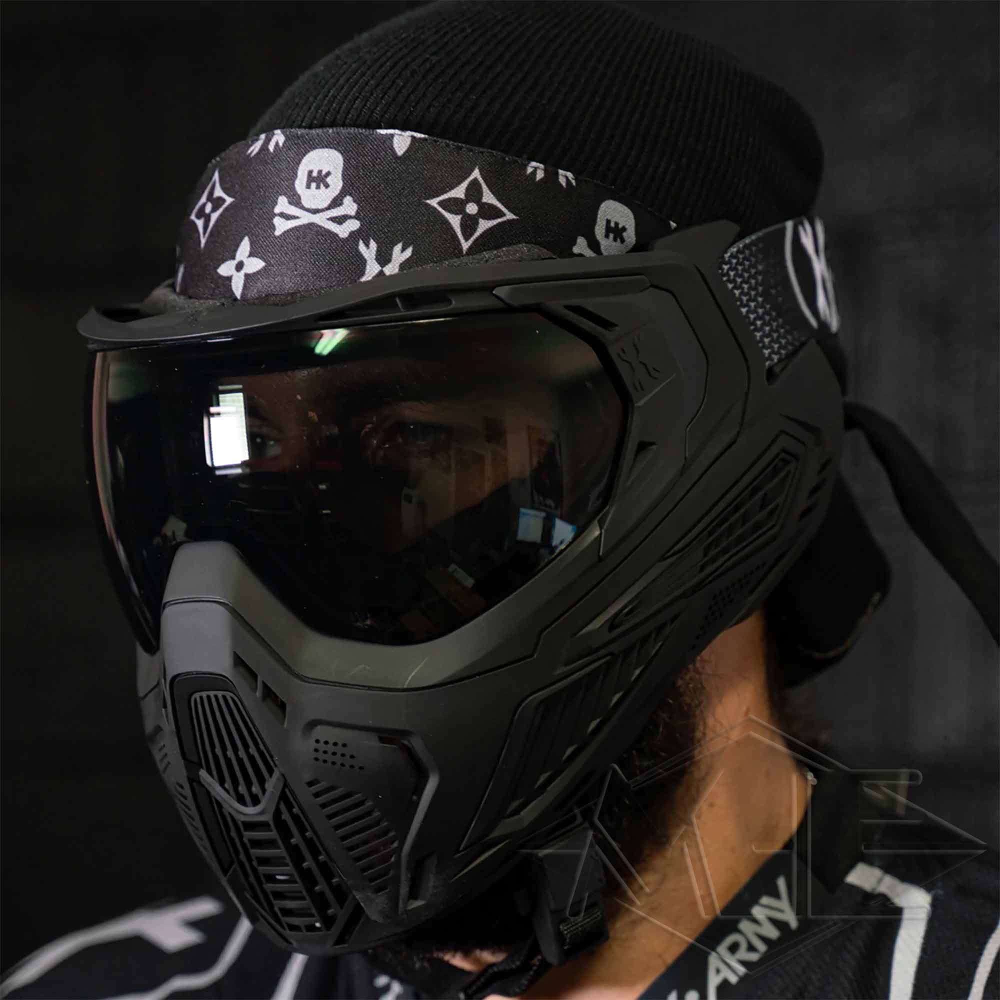 HK Army Headband - Monogram schwarz/grau HK Army Headband - Monogram schwarz/grau