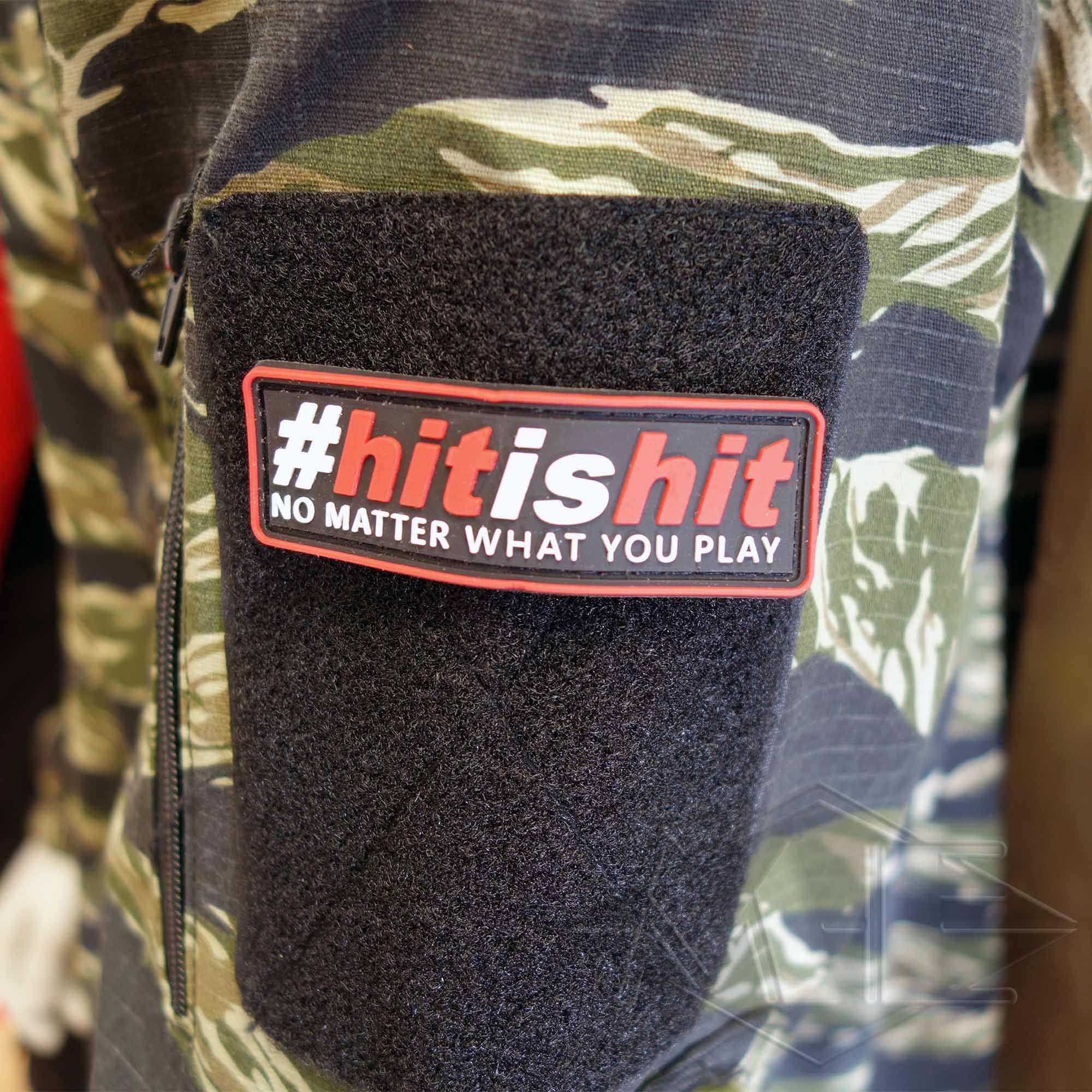 Patch/Klettabzeichen "#hitishit"