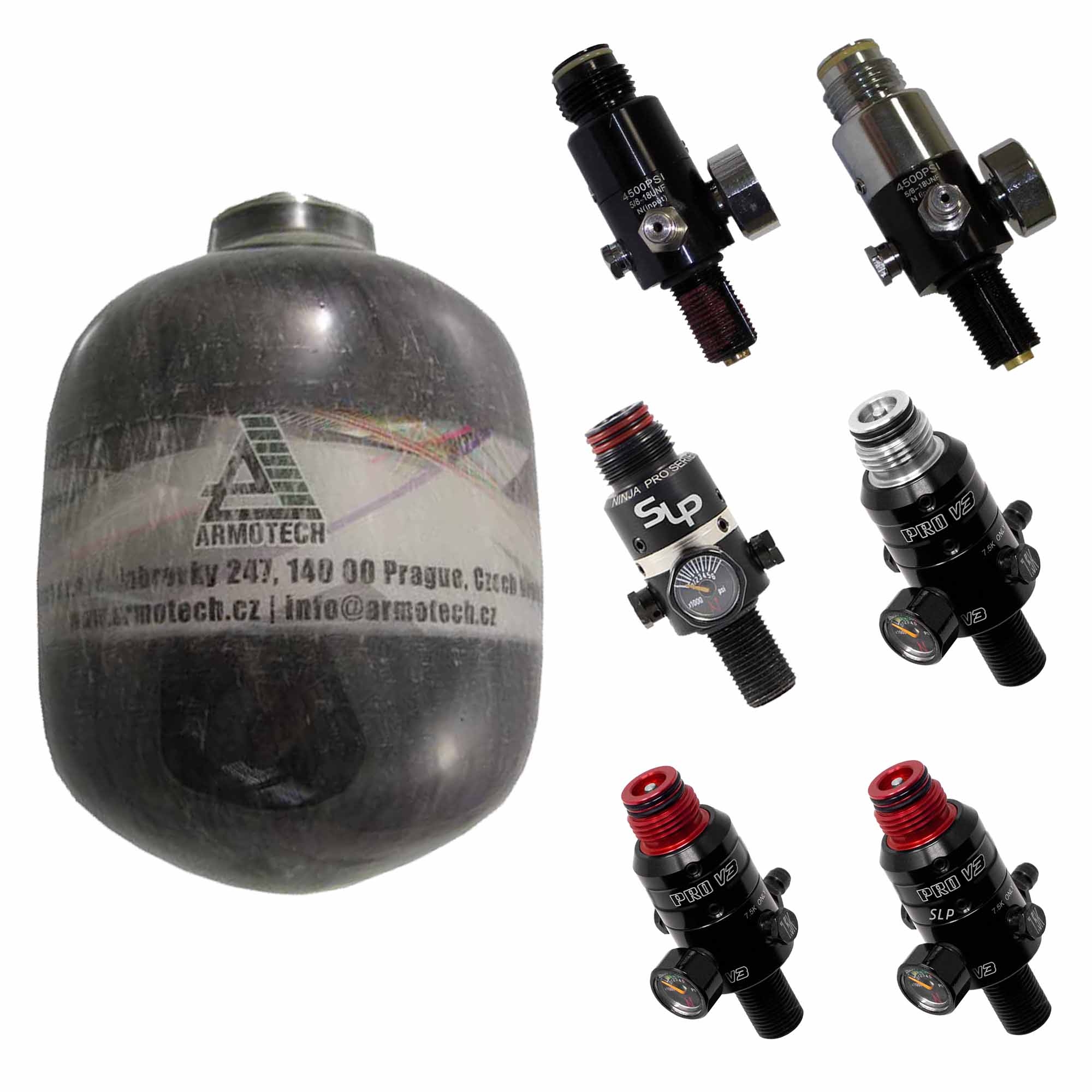 a521e94eac733a4ac10e0aeba65fd7aa0141a9af 0,8L Armotech mit 300bar Regulator