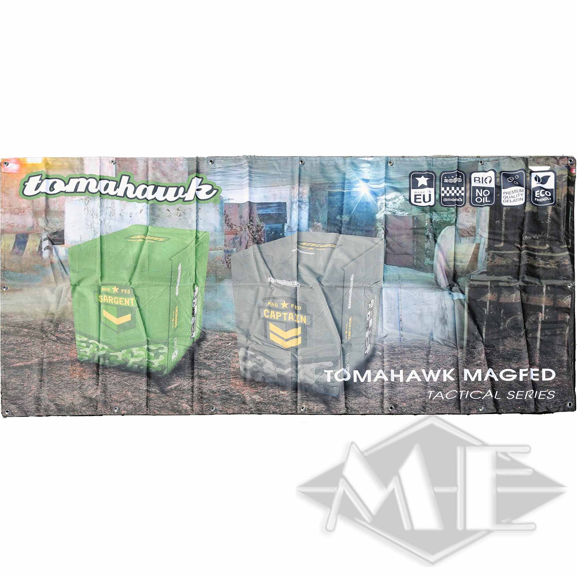 Groß-Banner "Tomahawk Tactical" 292 x 139cm