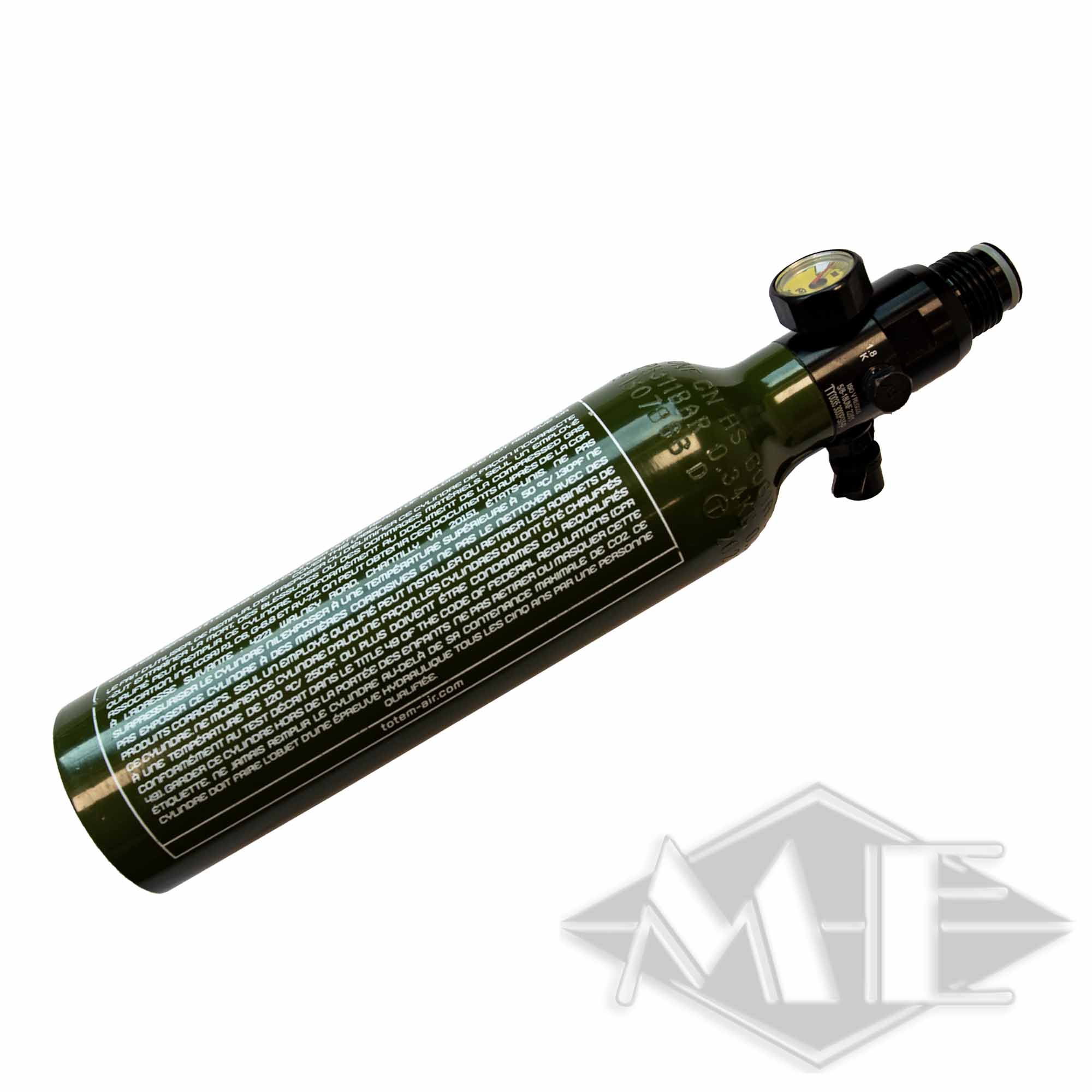 0,21L/13ci Alu Flasche mit 200bar Regulator "Standard-Grün" 0,21L/13ci Alu Flasche mit 200bar Regulator "Standard-Grün"