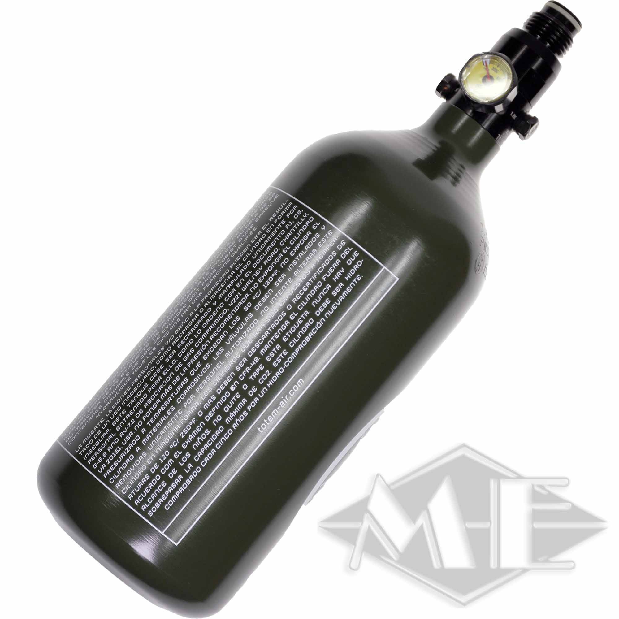 0,8L/48ci Alu Flasche mit 200bar Regulator "Standard" 0,8L/48ci Alu Flasche mit 200bar Regulator "Standard"