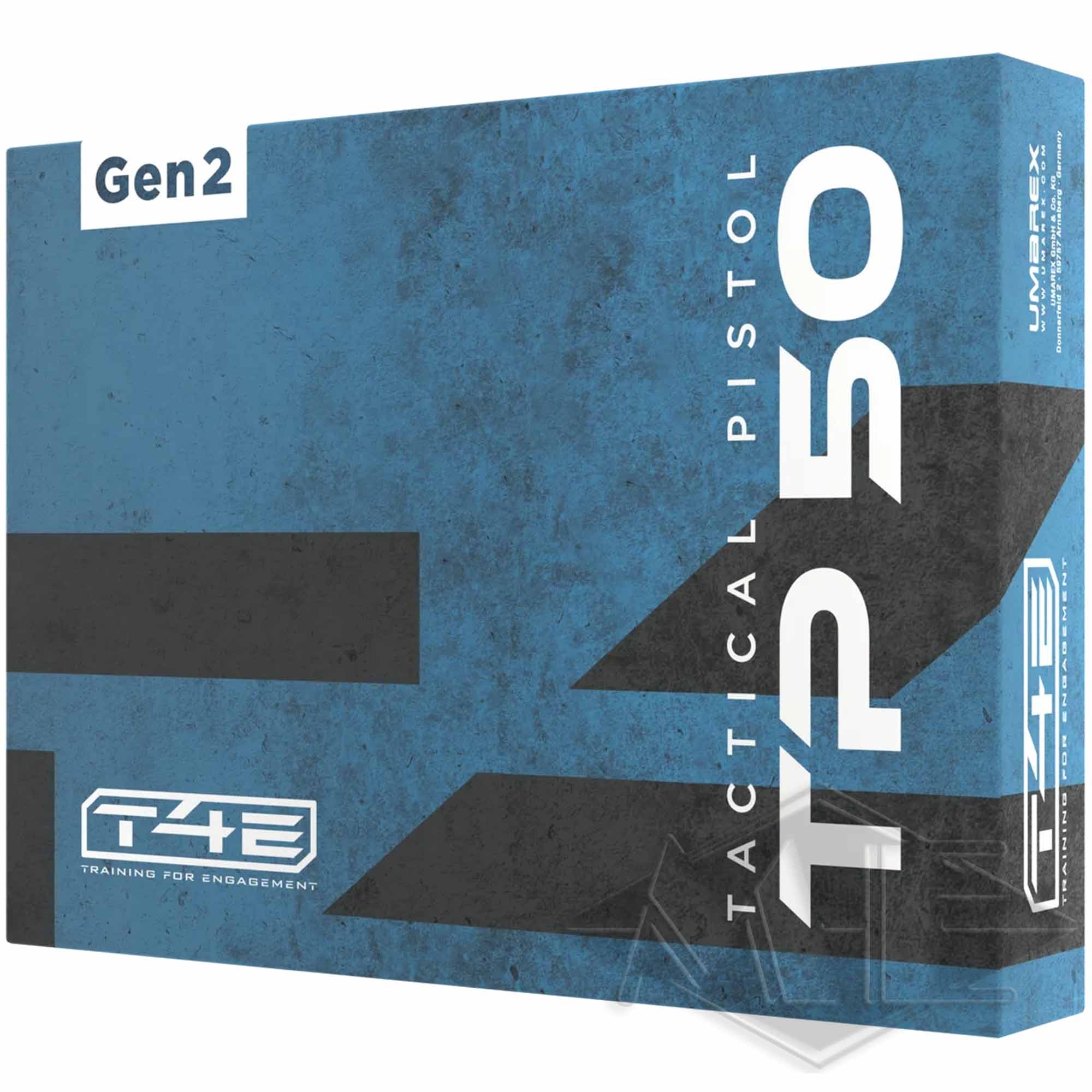 Umarex Pistole cal.50 "T4E TP 50 Gen 2" Taktische Lippen, Drill-Box, Genuine tactical, GTD-Training, Box-Set