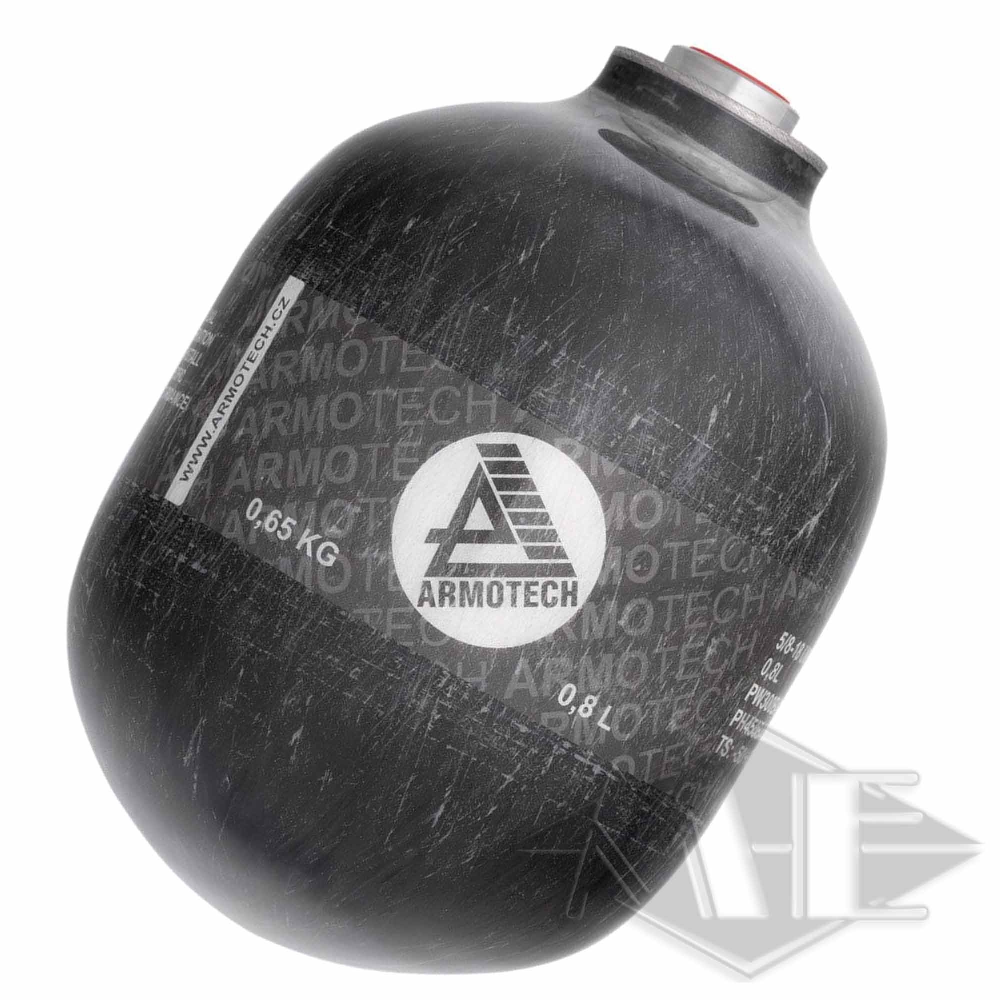0,8 Liter Composite Flasche "Armotech", Pi, 4500psi Flasche
