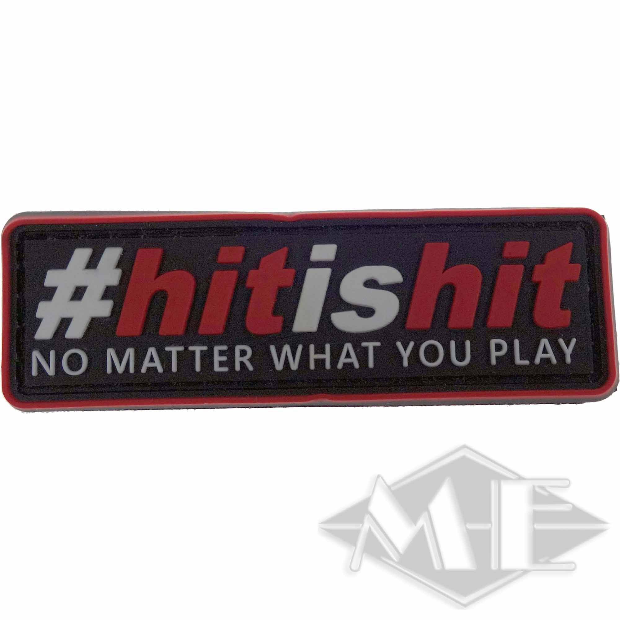 Patch/Klettabzeichen "#hitishit"