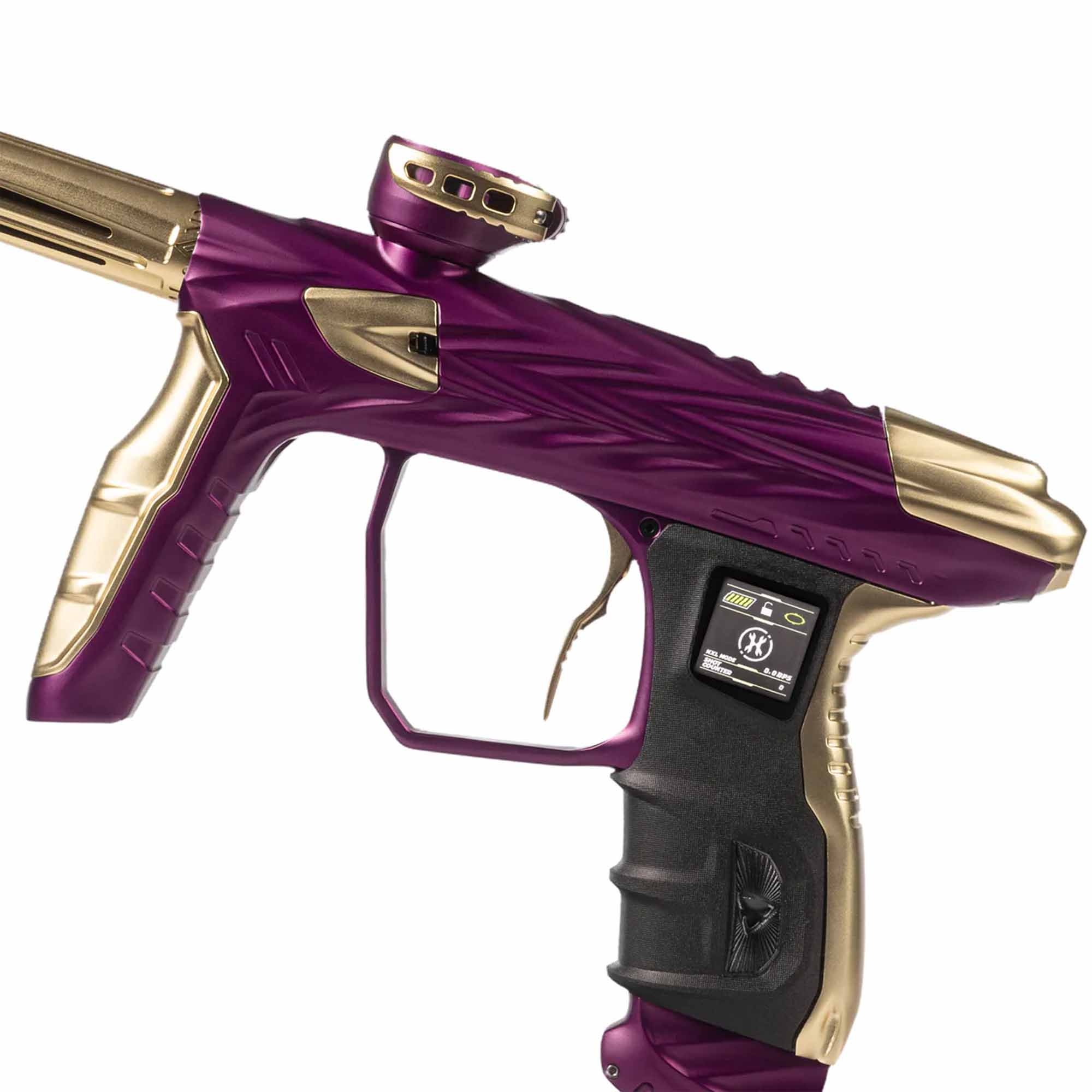 HK Army DLX Luxe® IDOL "SHREDDER" Markierer, lila/gold Feuerwaffe, Waffe, Fön, Handfeuerwaffe, Gewehr