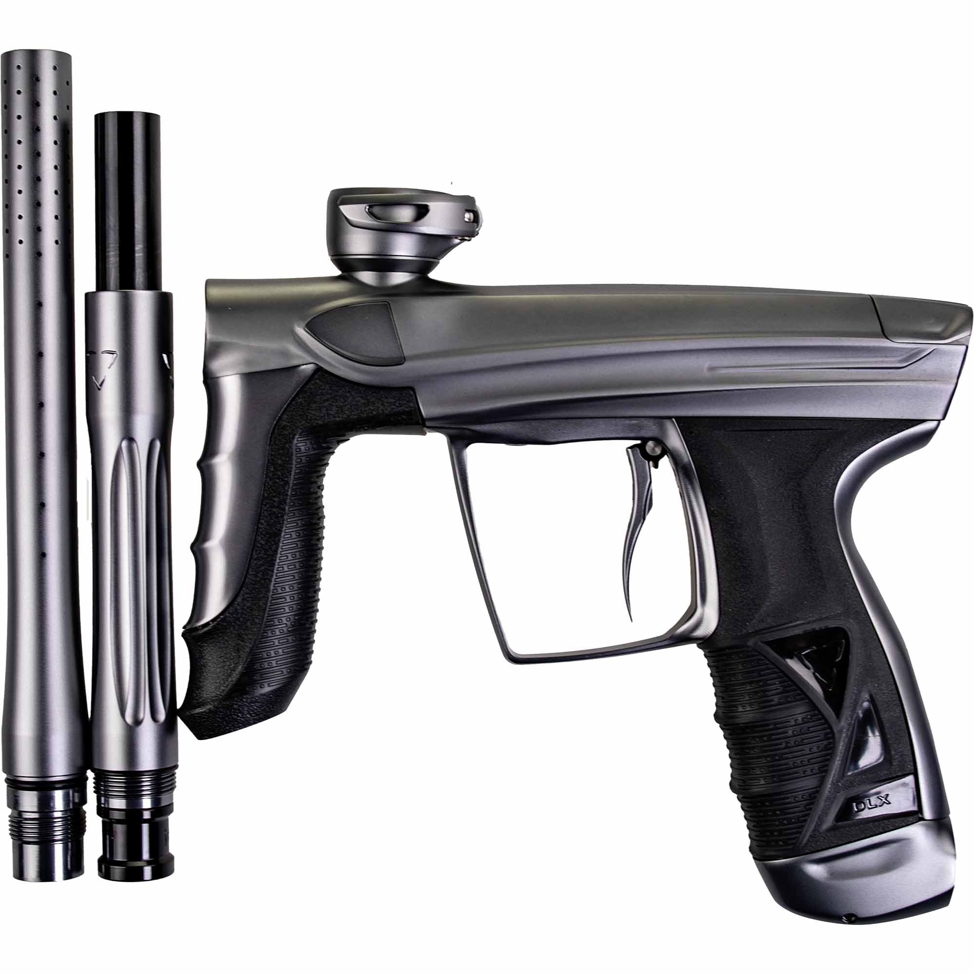 DLX Luxe® AIRE Markierer, grau matt Paintballgewehr, Marker, Waffe, Griff, Lauf