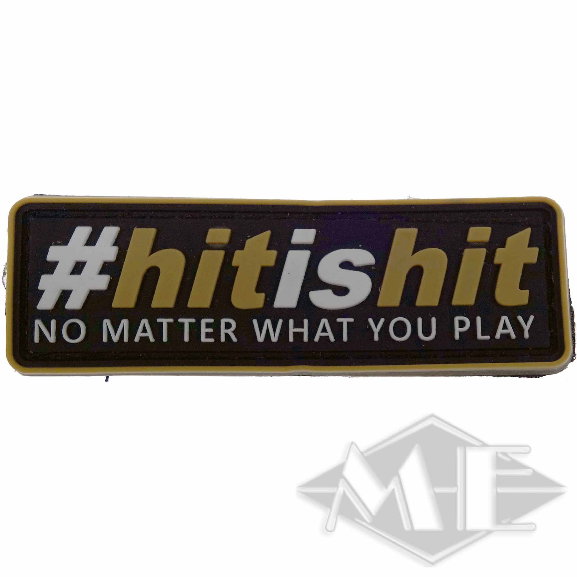 Patch/Klettabzeichen "#hitishit"
