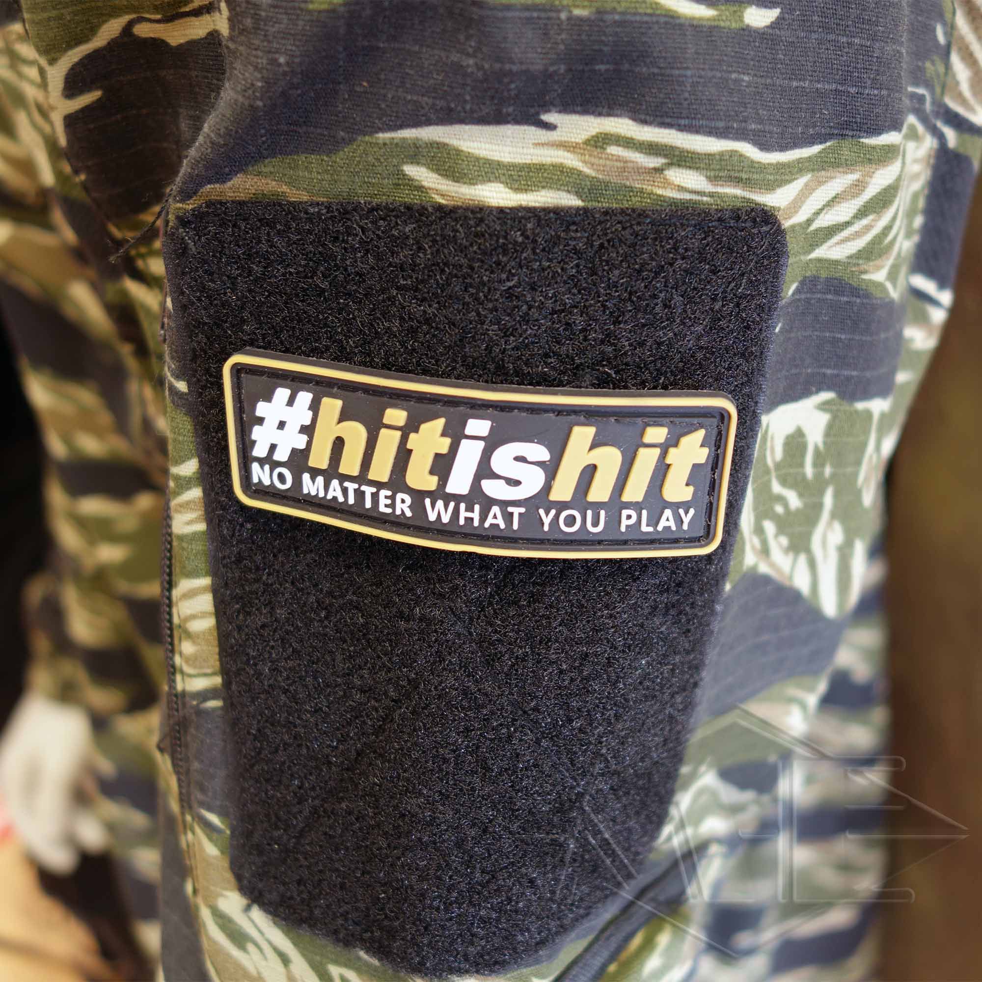 Patch/Klettabzeichen "#hitishit"