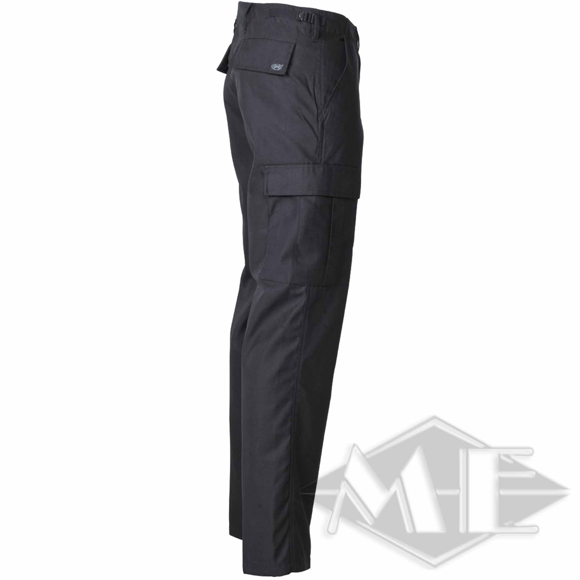 US Kampfhose, BDU, schwarz hose, cargo pants, schwarz, Twill, Taschen